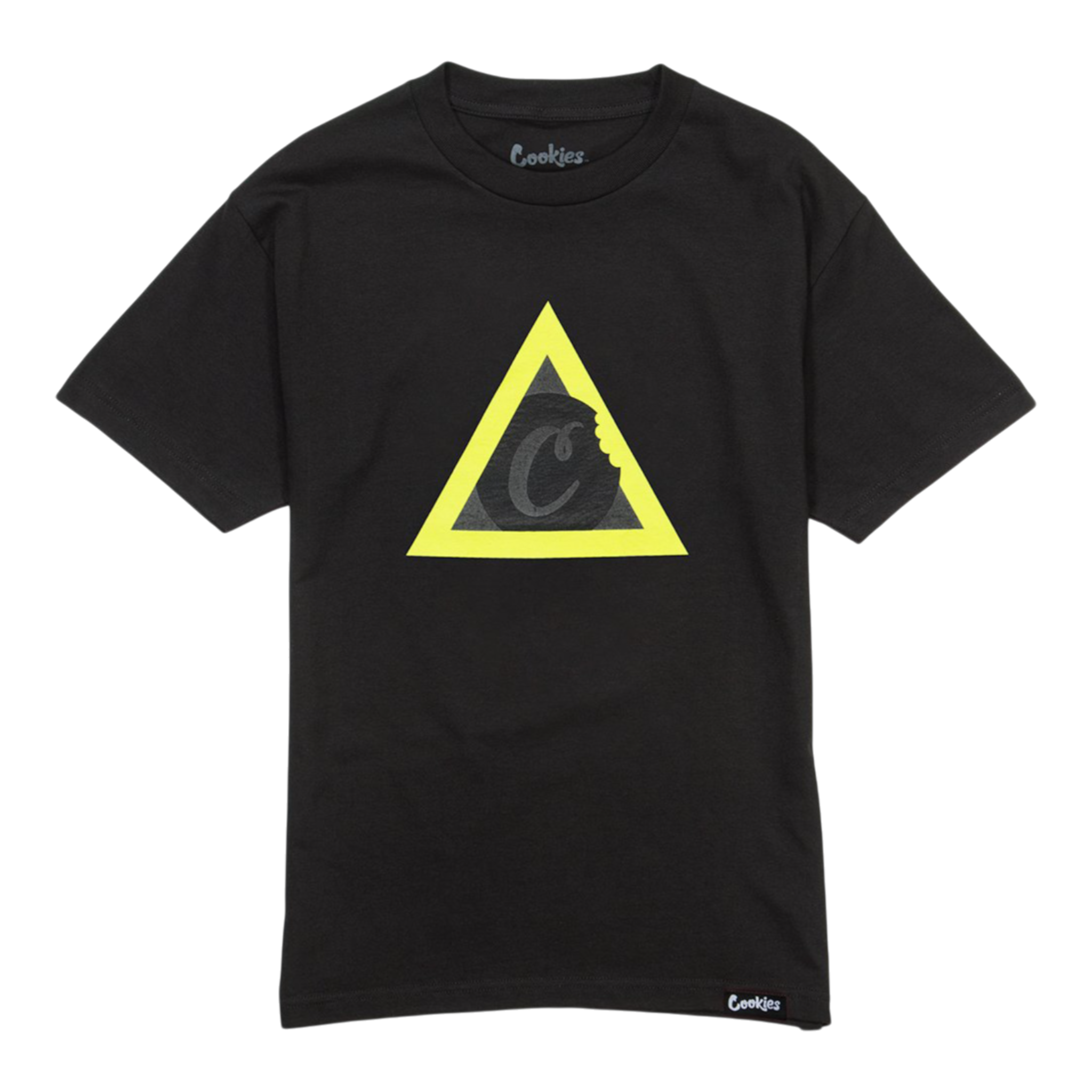 Cookies Ninety Five C-Bite Men’s T-Shirt – Black/Lime