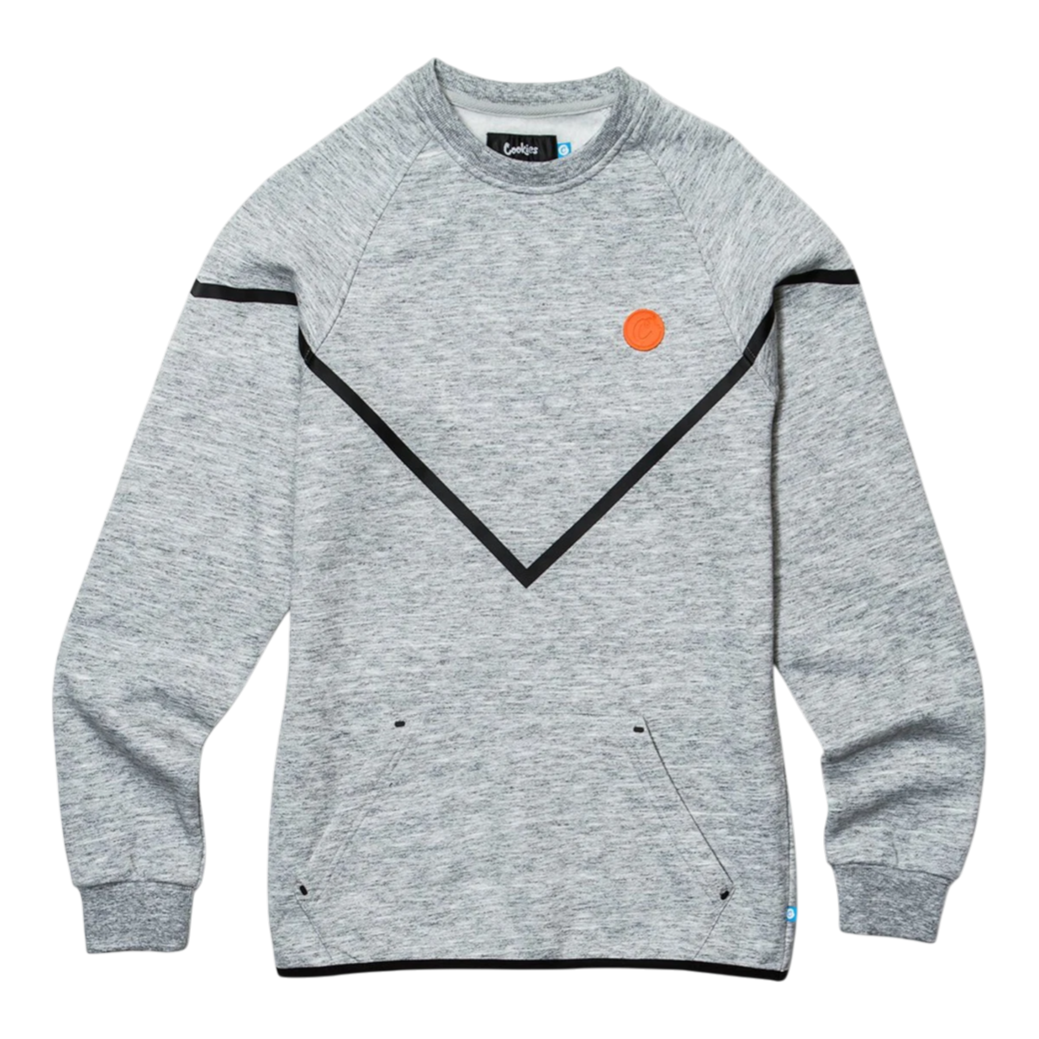 Cookies Altitude Fleece Crew Sweatshirt Men’s – Heather Grey/Tech Grey