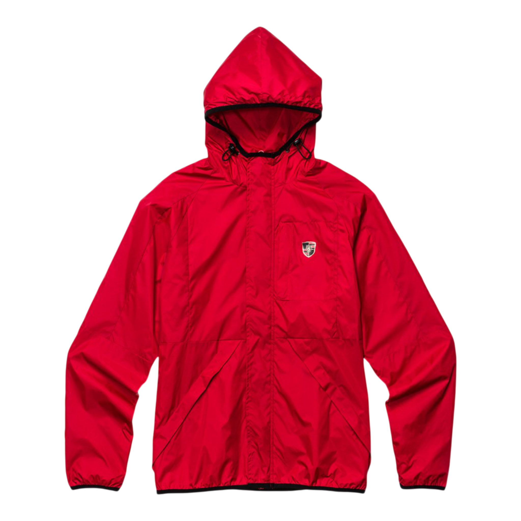 Cookies Daytona Pieced Nylon Hooded Windbreaker Jacket Men’s – Red