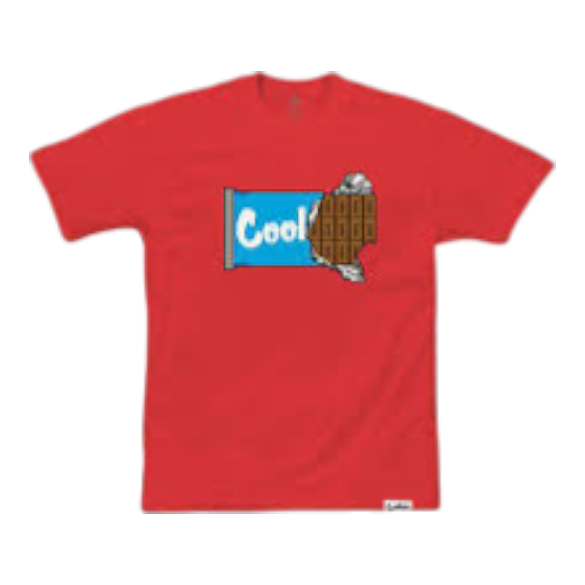 Cookies Block Logo Graphic T-Shirt Men’s – Red