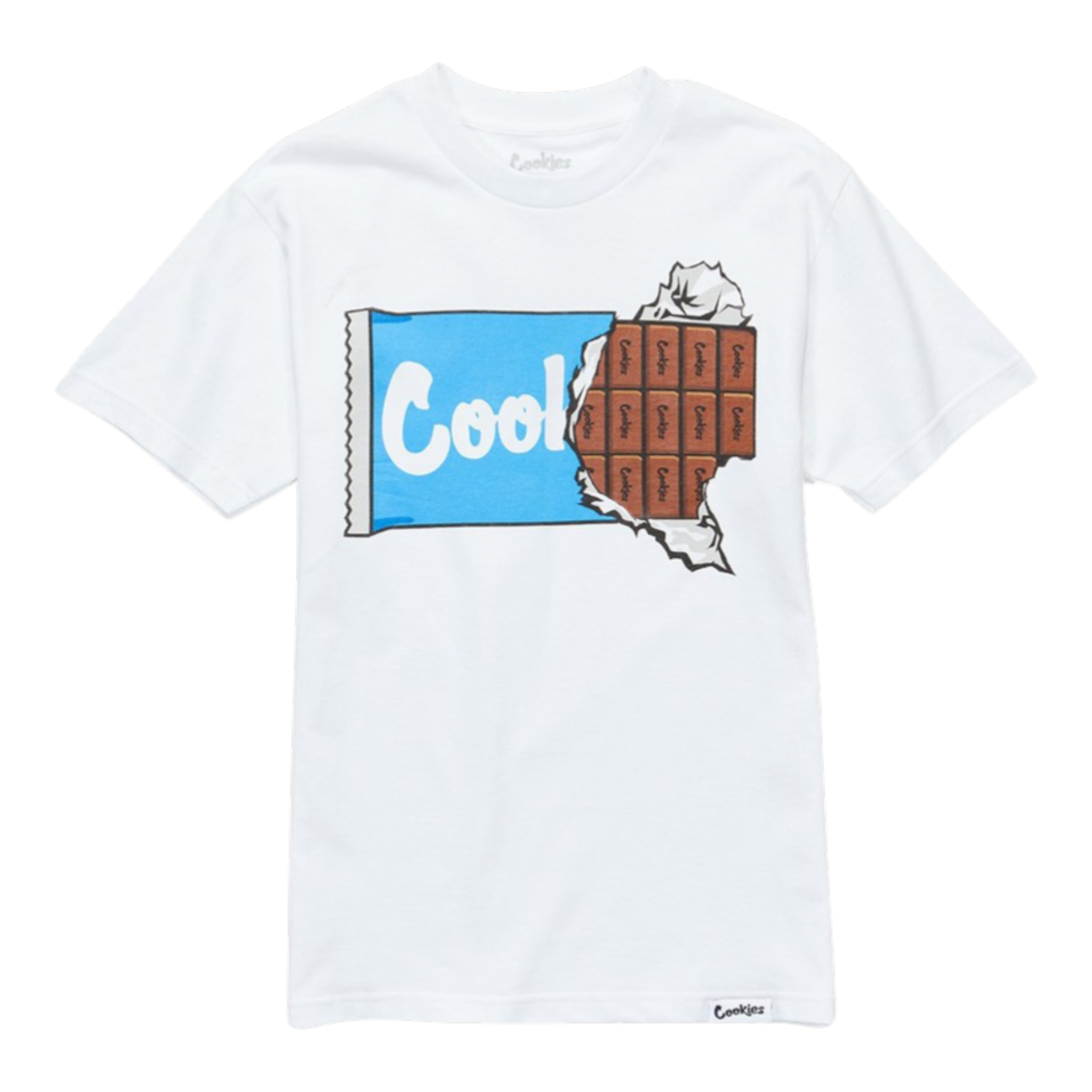 Cookies Block Logo Graphic T-Shirt Men’s – White