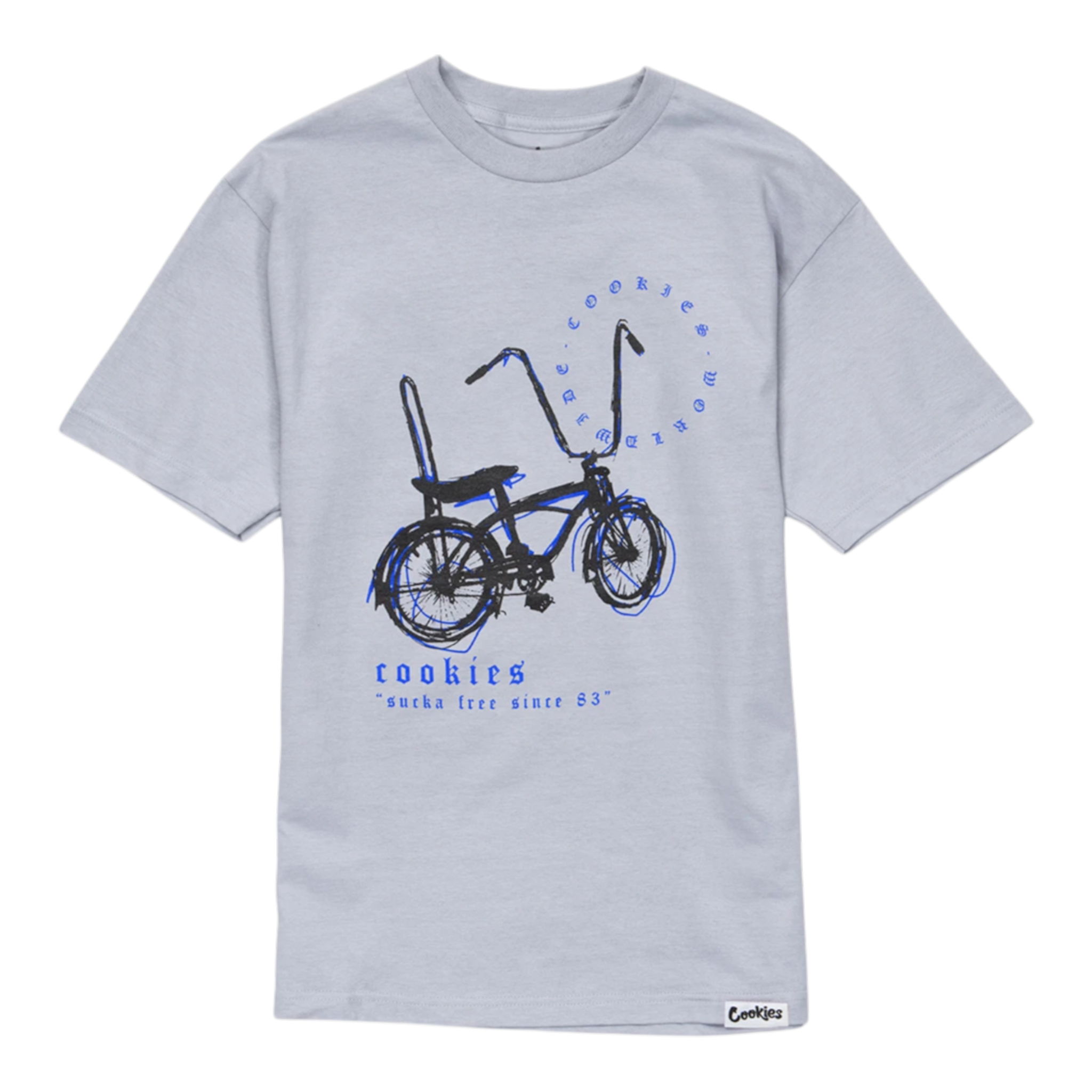 Cookies Silver Foil Logo Men’s T-Shirt – Silver