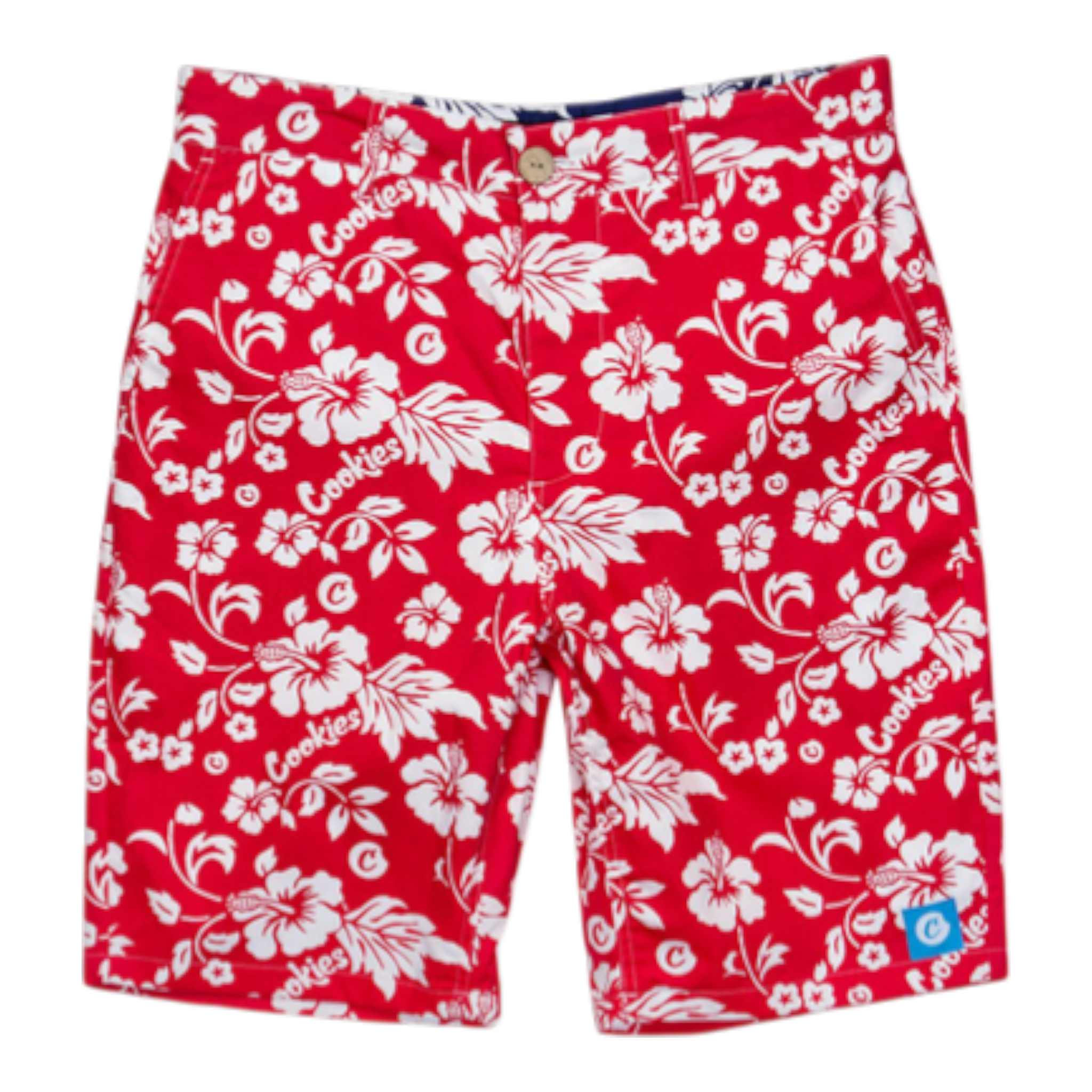 Cookies Waimea Cotton Poplin Men’s Shorts – Red