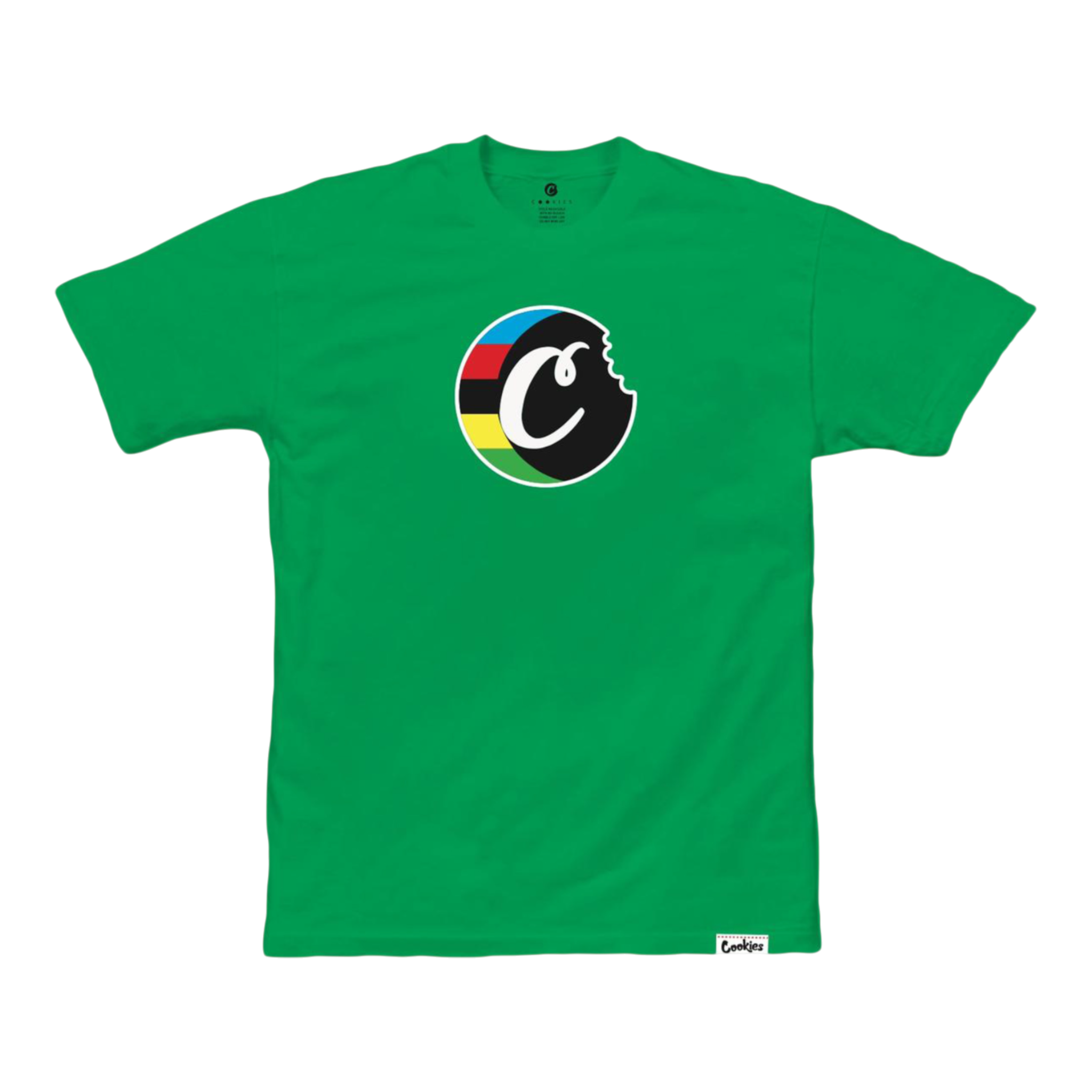 Cookies Block Logo T-Shirt Men’s – Kelly Green