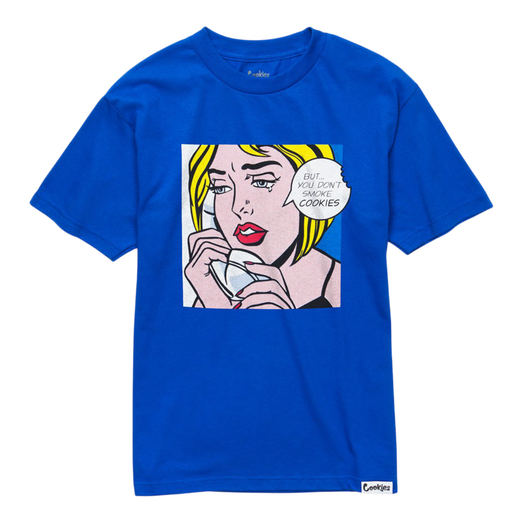 Cookies Script Logo T-Shirt Men’s – Royal Blue