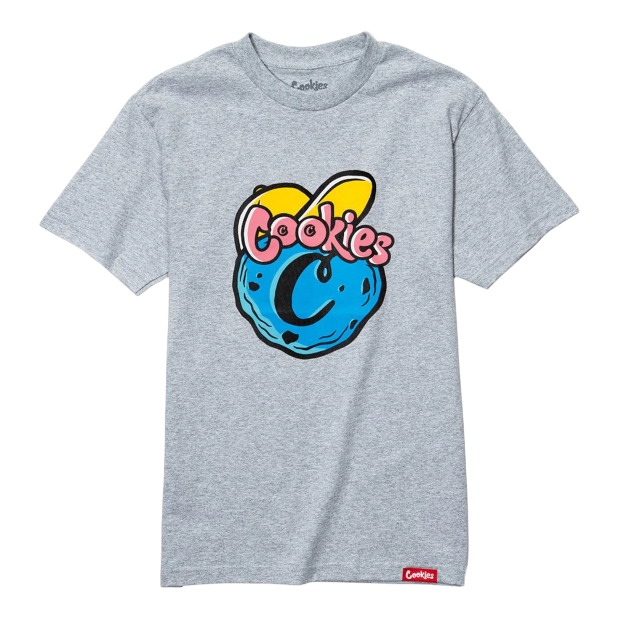 Cookies Puff Print Logo T-Shirt Men’s – Heather Grey