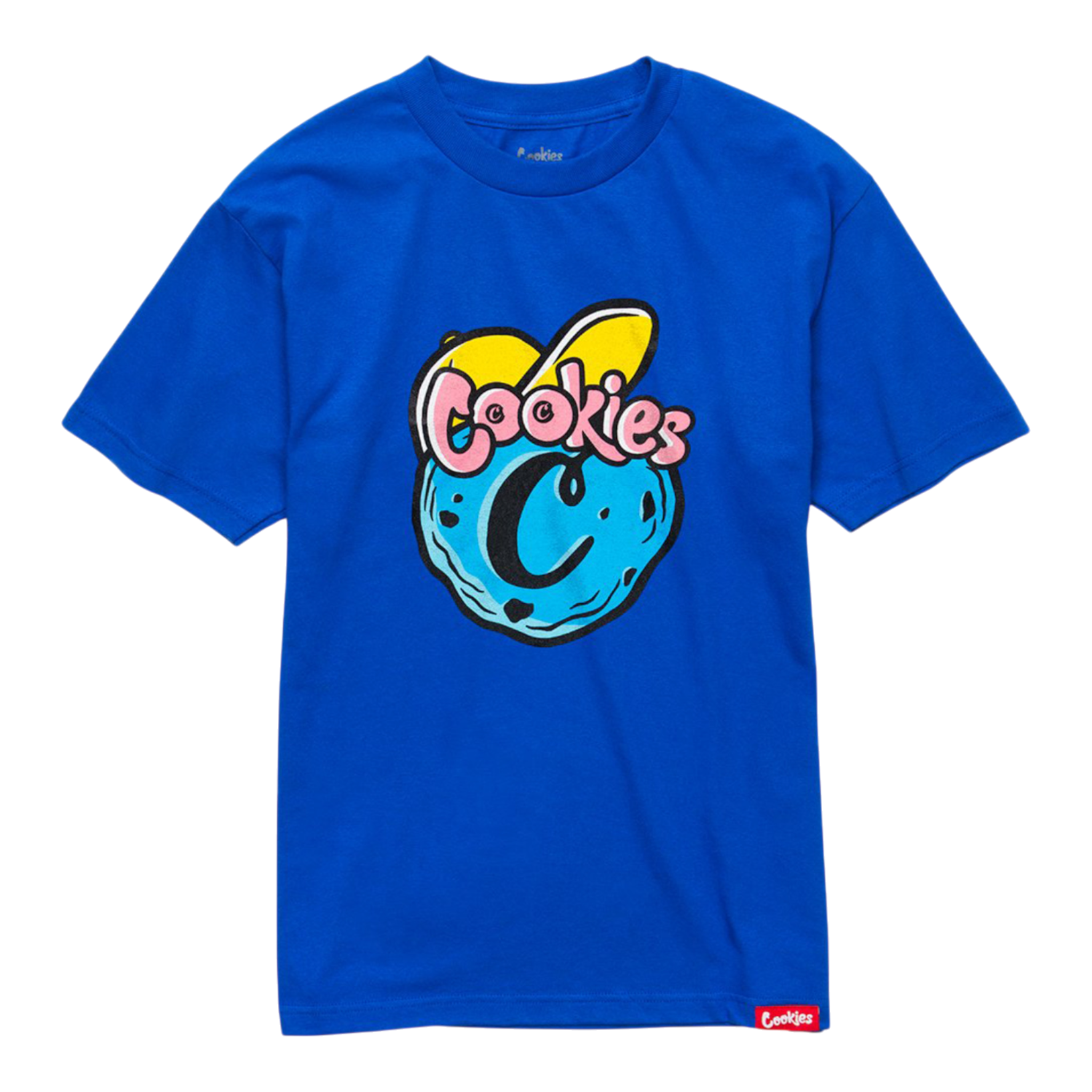 Cookies Puff Print Logo T-Shirt Men’s – Royal Blue