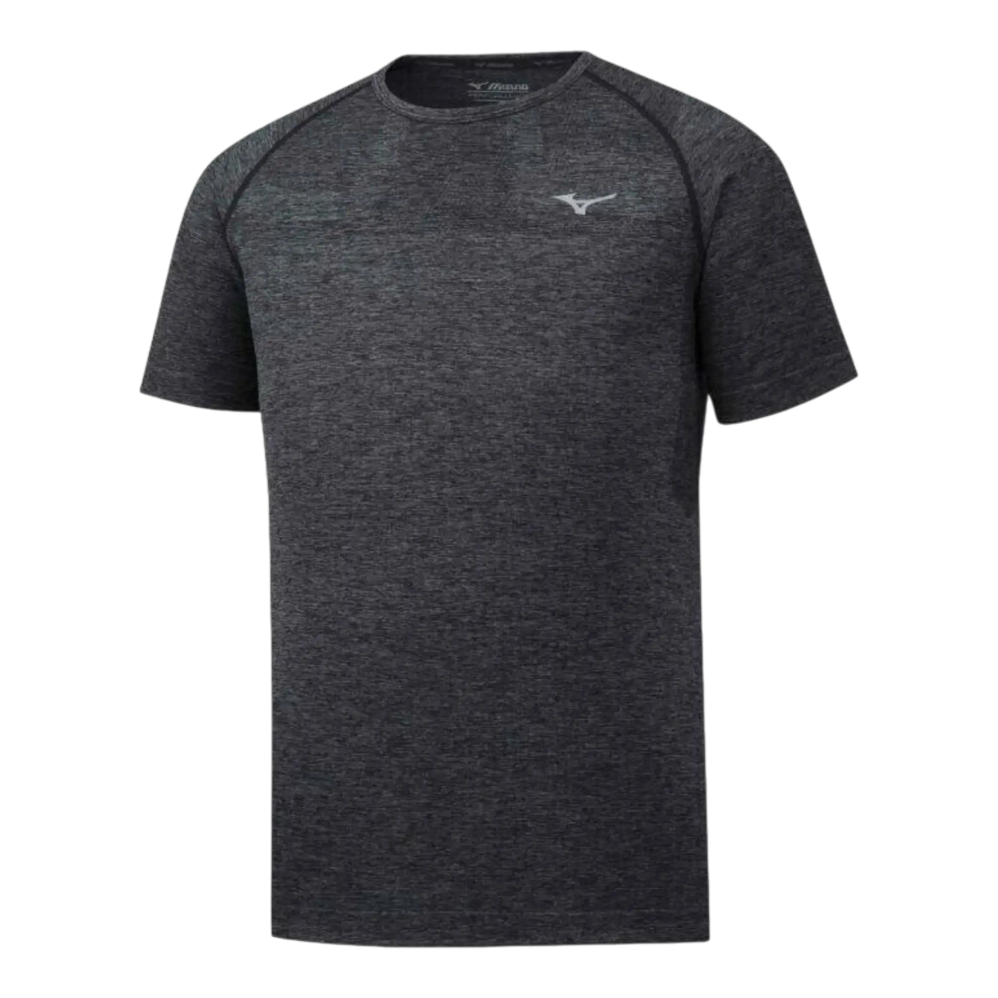 Mizuno Helix Seamless T-Shirt Men's Black Short Sleeve Performance Mizuno