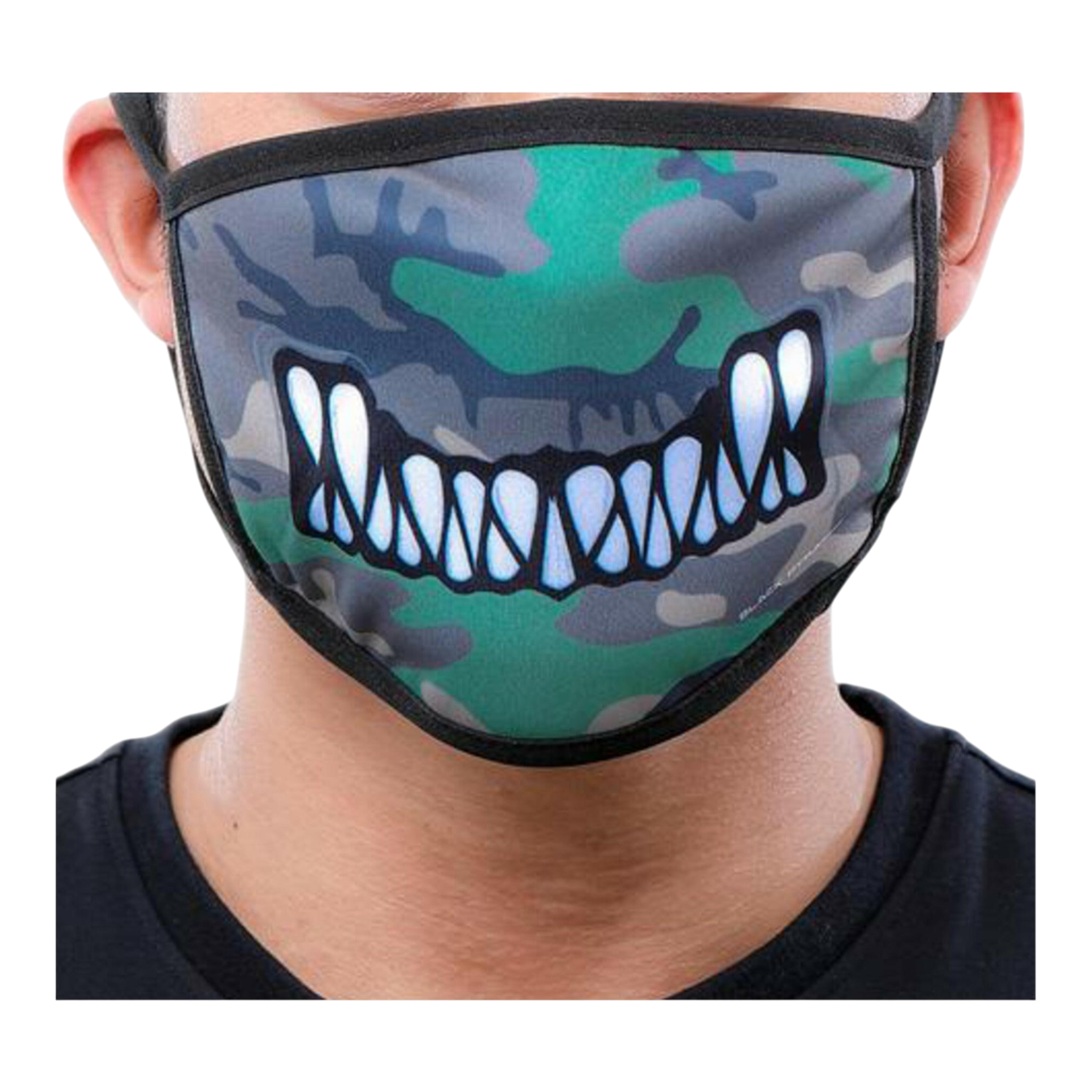 Black Pyramid Monster Bite Face Mask Black Pyramid