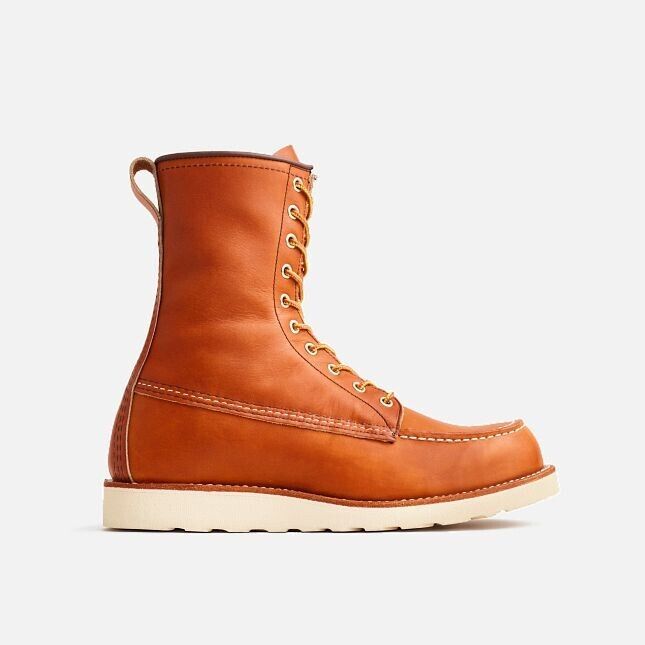 Red Wing Classic 877 Men's Oro Legacy Leather Moc Toe Rugged Lifestyle 8" Boots