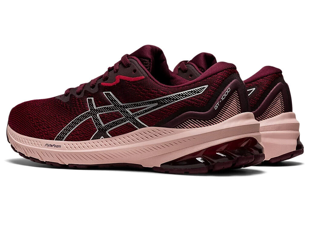 Asics GT-1000 11 Sneaker Women's Cranberry Flytefoam Running Shoes
