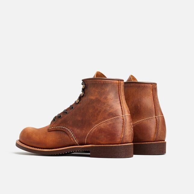 Red Wing Blacksmith 3343 6" Boot Men's Copper Rough & Tough Leather Rugged