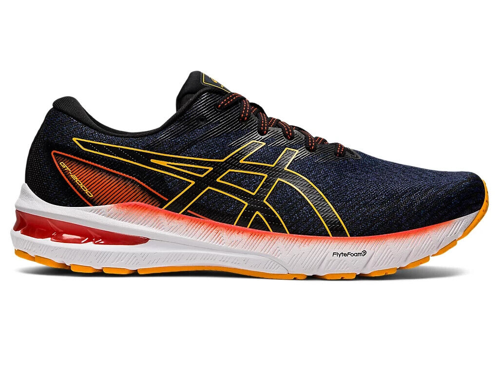 Asics GT-2000 10 Sneaker Mens Deep Ocean Knit Low Top Running Shoes