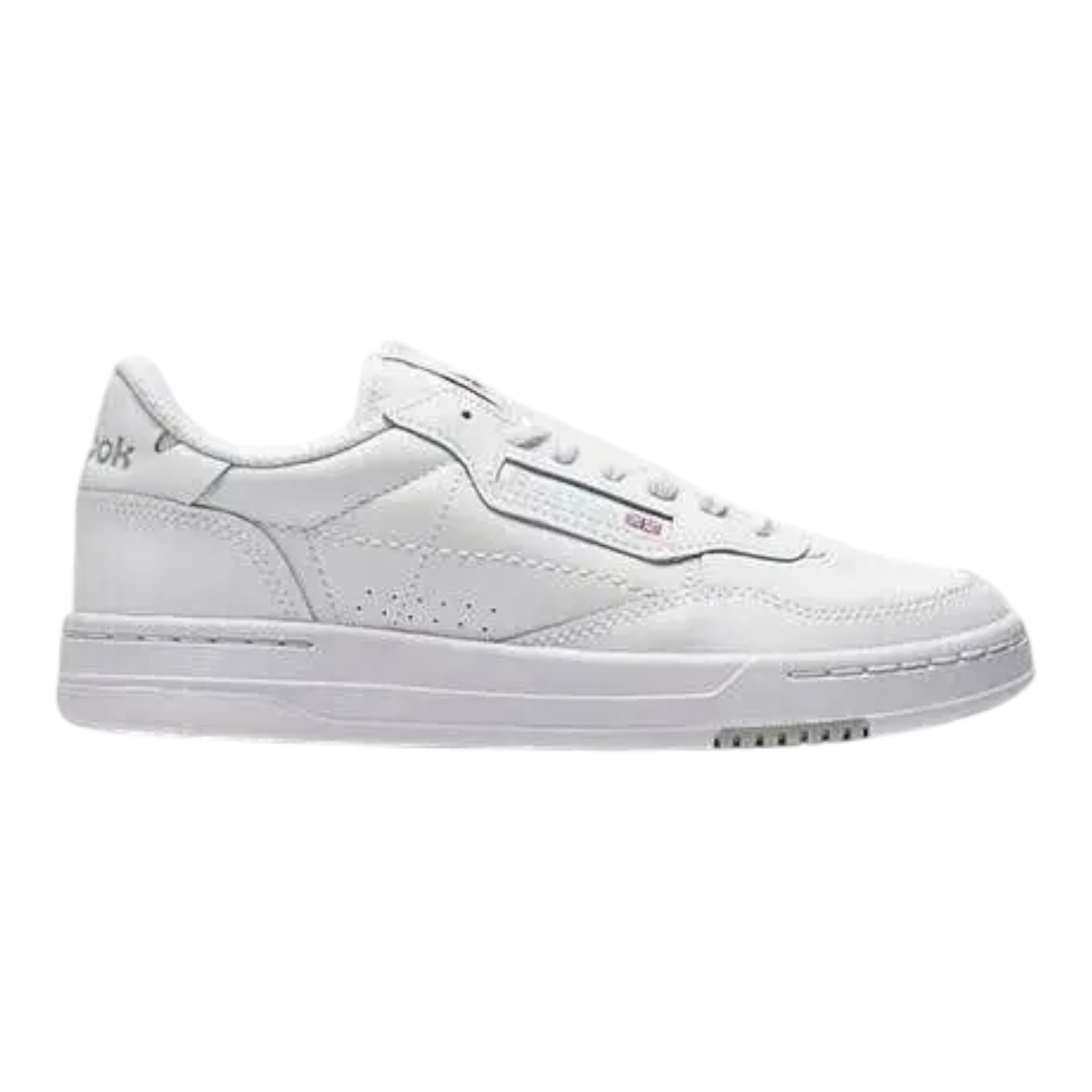 Reebok Court Peak Sneaker Men's White Leather Low Top Running Shoes Reebok