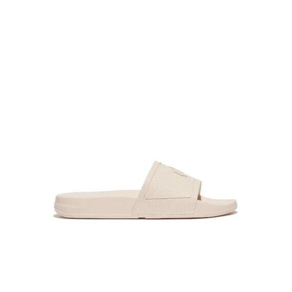 FitFlop Iqushion Pool Slide Slippers Women's Rose Foam Comfort Slip-On.