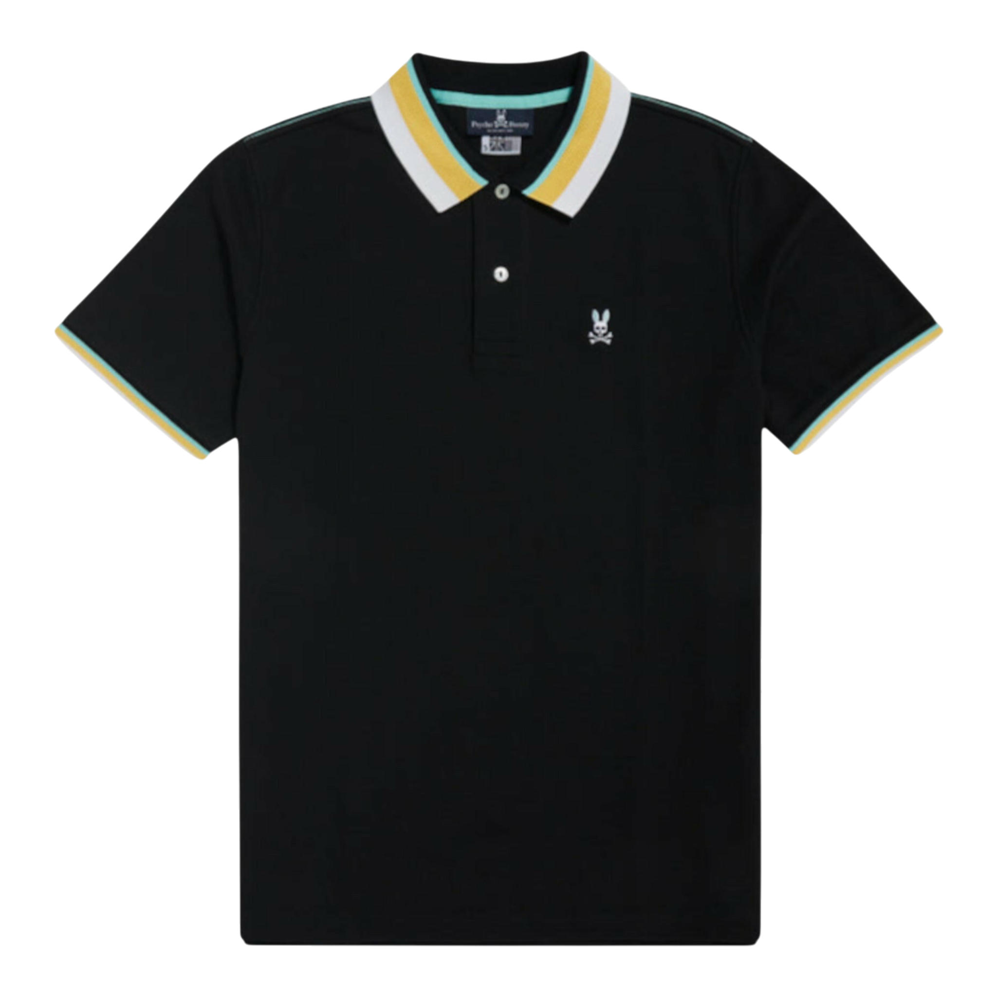 Psycho Bunny Oliver Neon Tipped Polo Men's Big and Tall Shirt Psycho Bunny