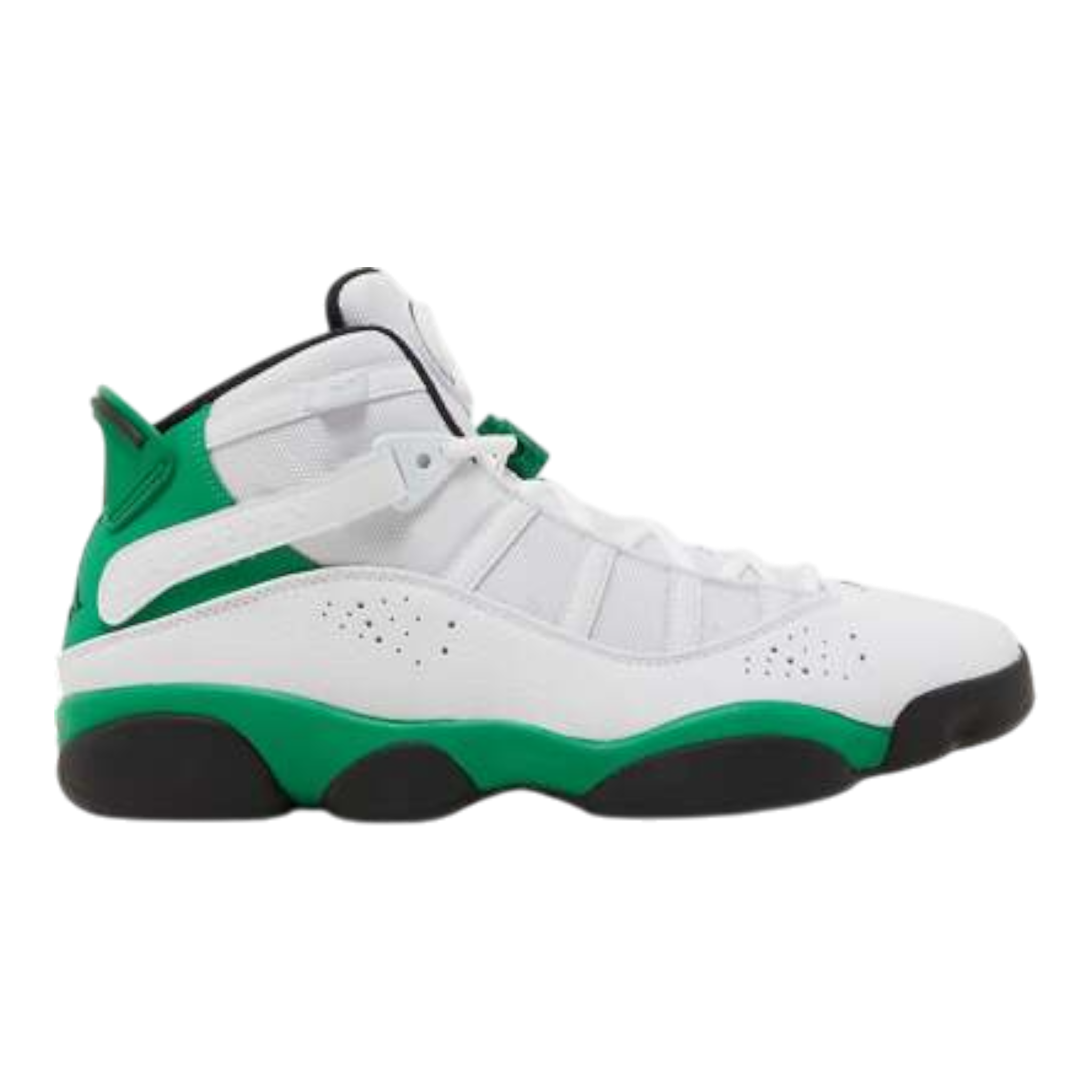 Jordan 6 Rings Men's Shoes White/Black/Lucky Green
