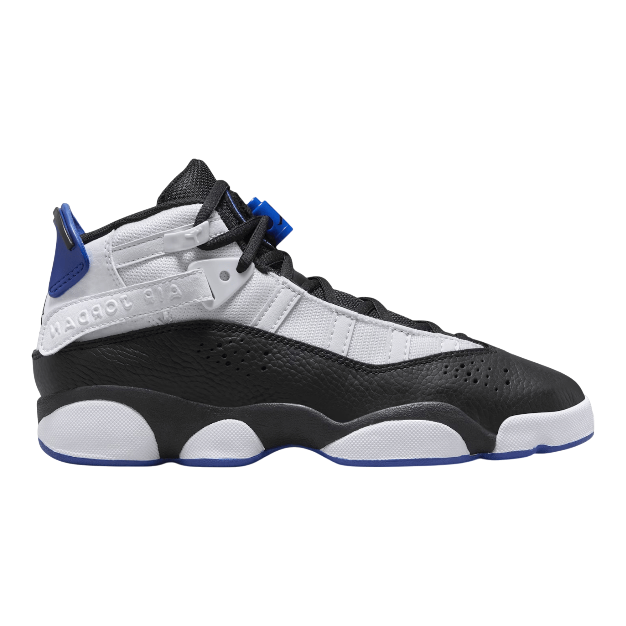 Jordan 6 Rings Kids Shoes White/Black/Game Royal