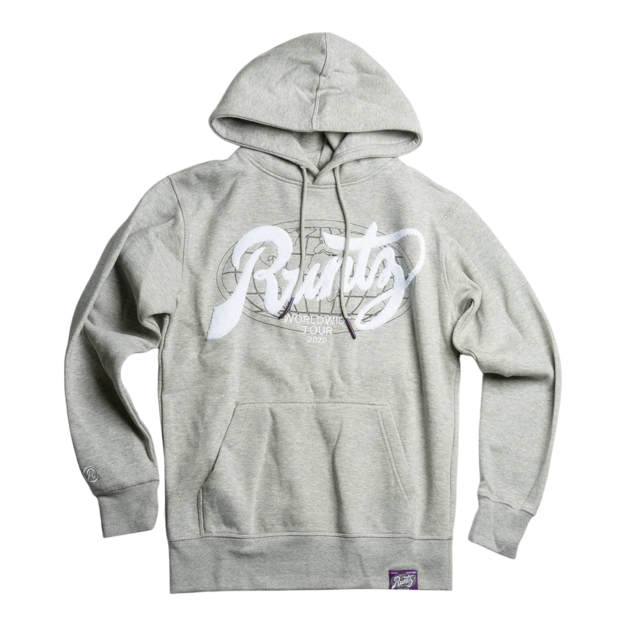 Runtz Worldwide Tour Pull-Over Men’s Hoodie – Heather Grey