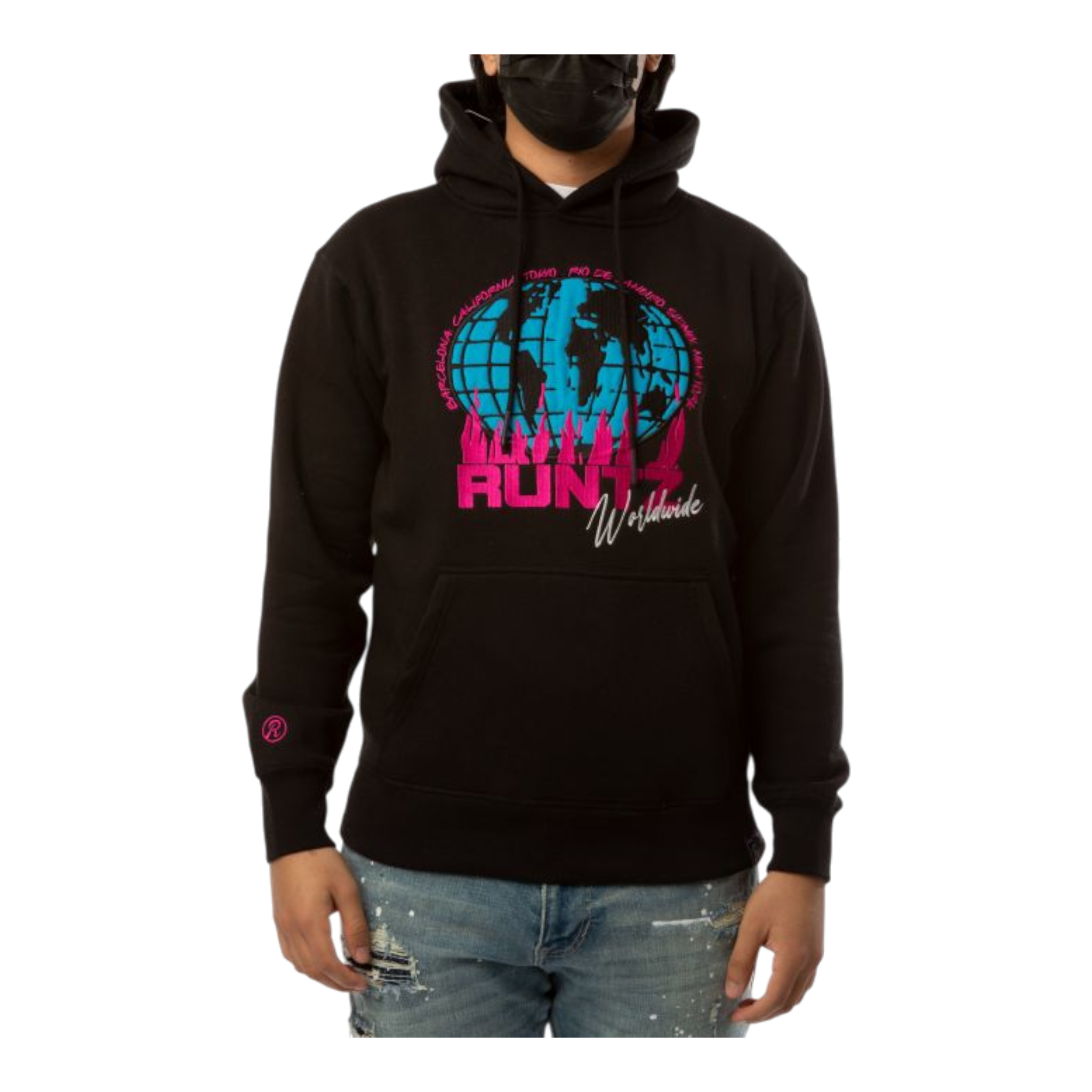 Runtz Takeover World Tour Pullover Hoodie Men’s – Black
