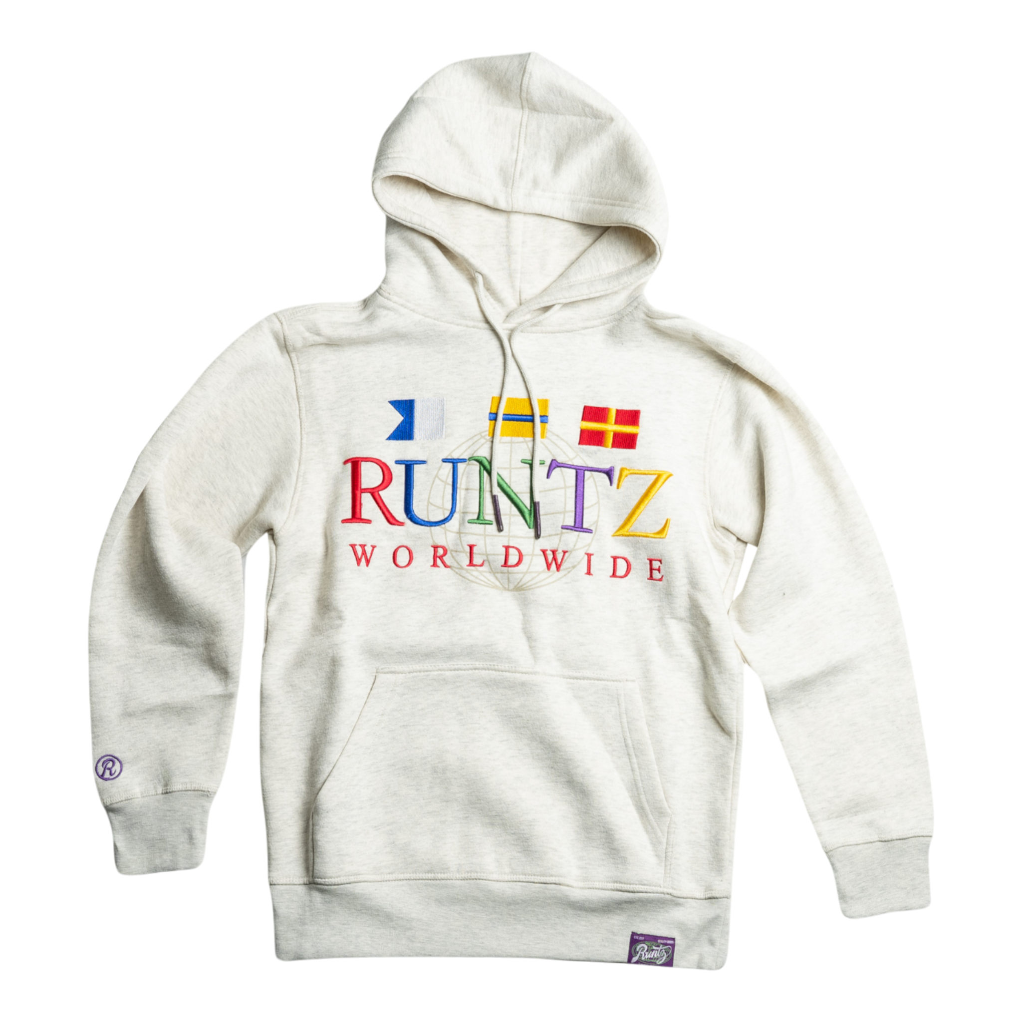 Runtz Around The World Pullover Hoodie Men’s – Oatmeal