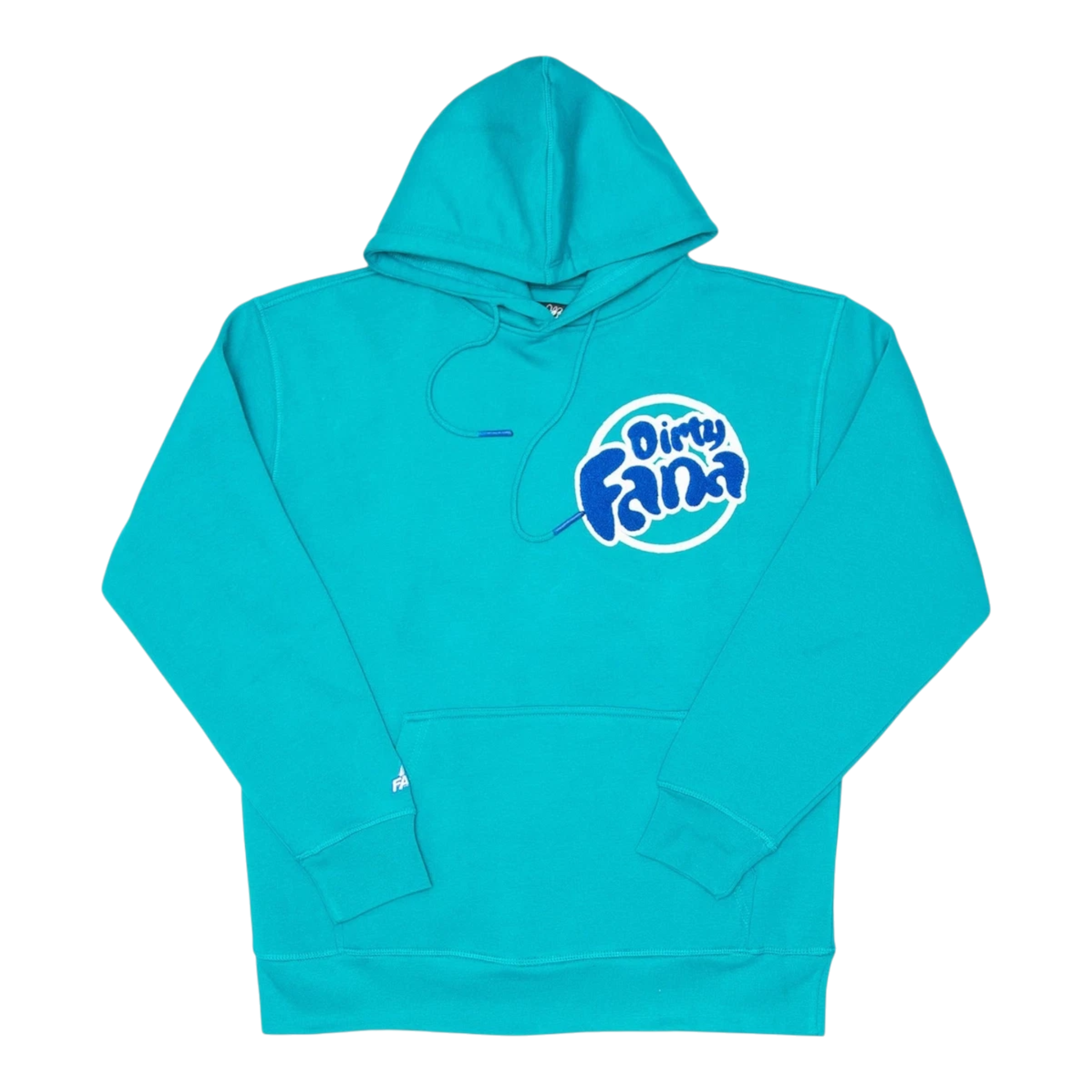 HP Farms Dirty Fana Pull-Over Men’s Hoodie – Turquoise