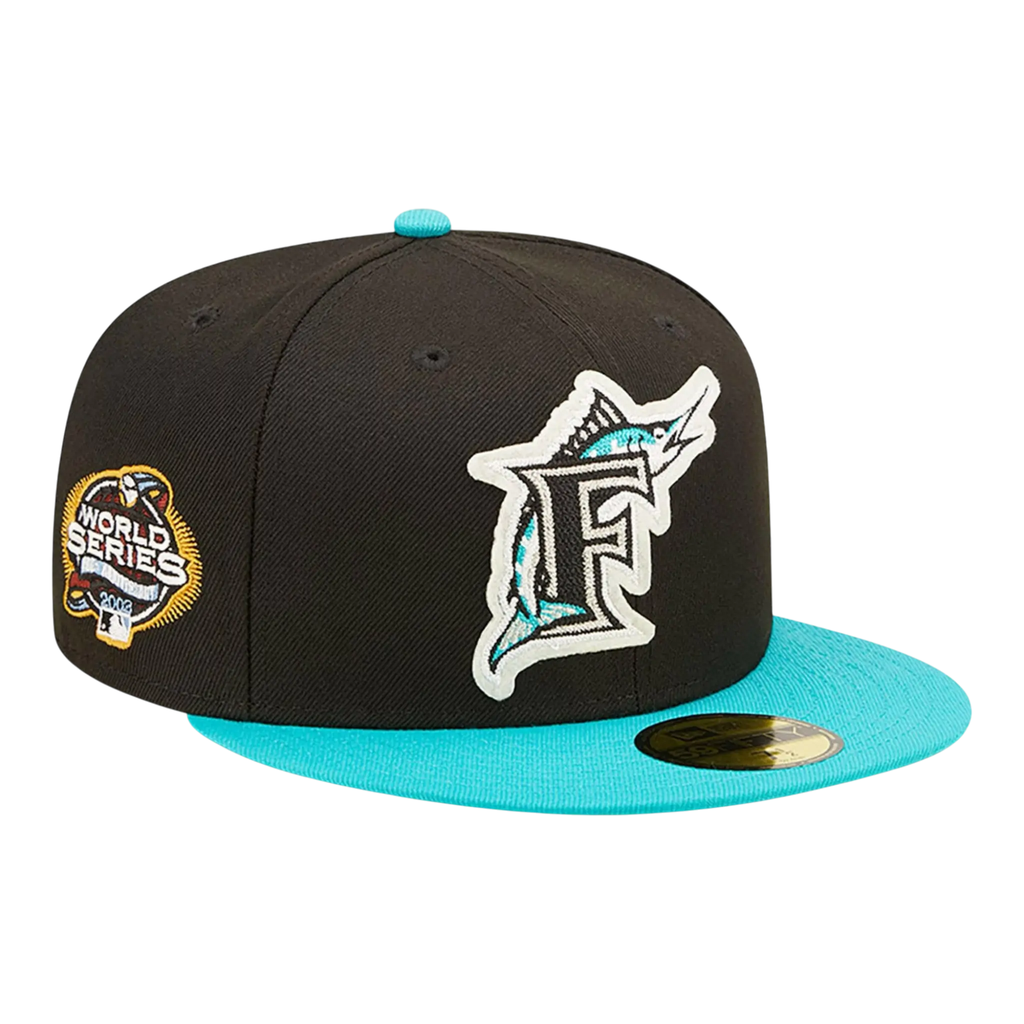 New Era 59Fifty MLB Florida Marlins Letterman Fitted Hat New Era