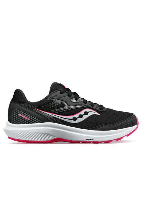 Saucony Cohesion Sneaker Women's Black Fuchsia Casual Running Shoes