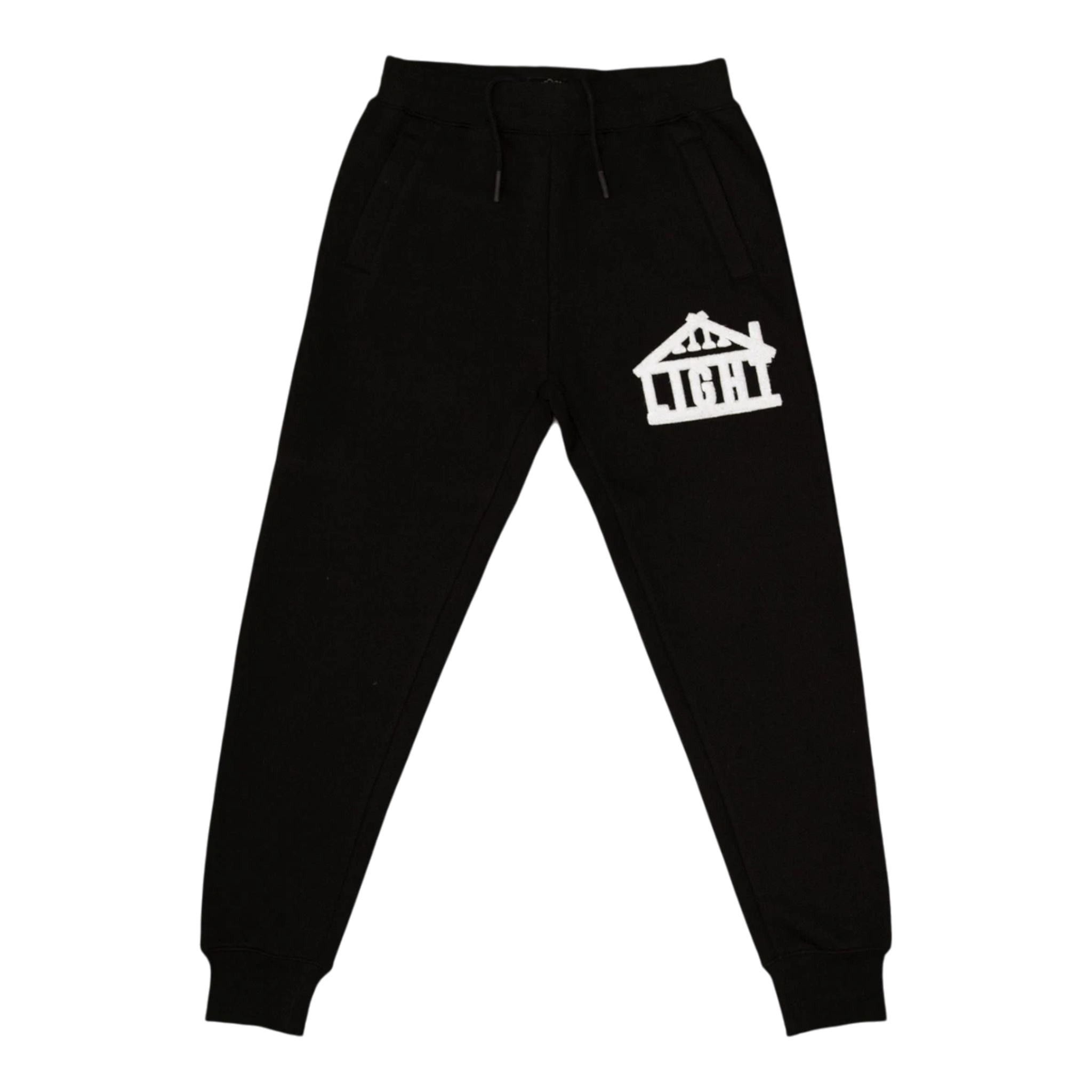 HP Farms Lighthouse Joggers Men’s Sweatpants – Black/White