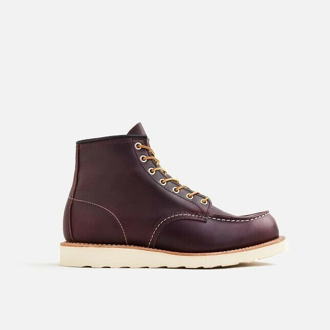 Red Wing Classic Moc 8847 Mens Black Cherry Excalibur Leather 6" Lifestyle Boots.