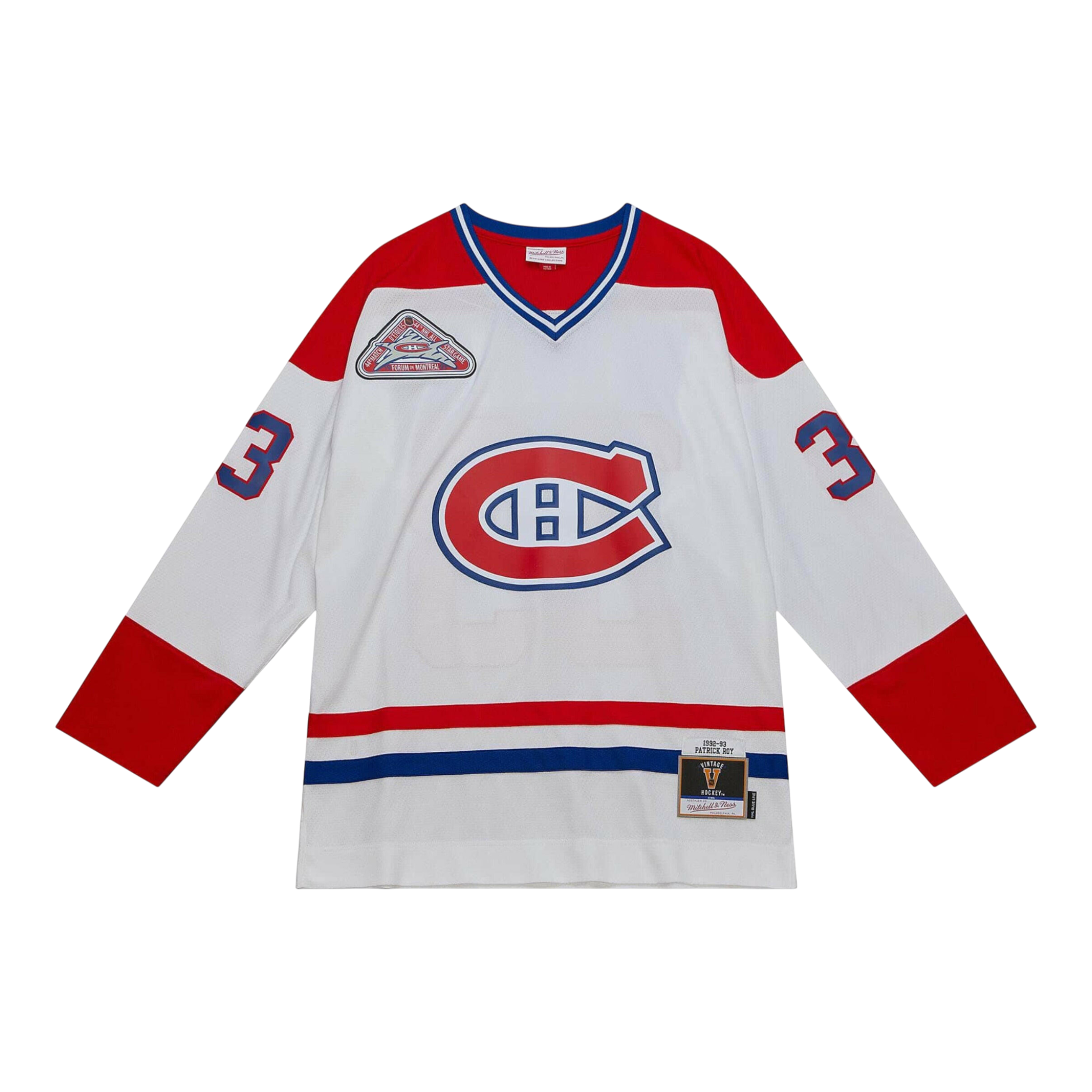 Mitchell & Ness Blue Line Patrick Roy Montreal Canadiens 1992 Jersey Mitchell & Ness