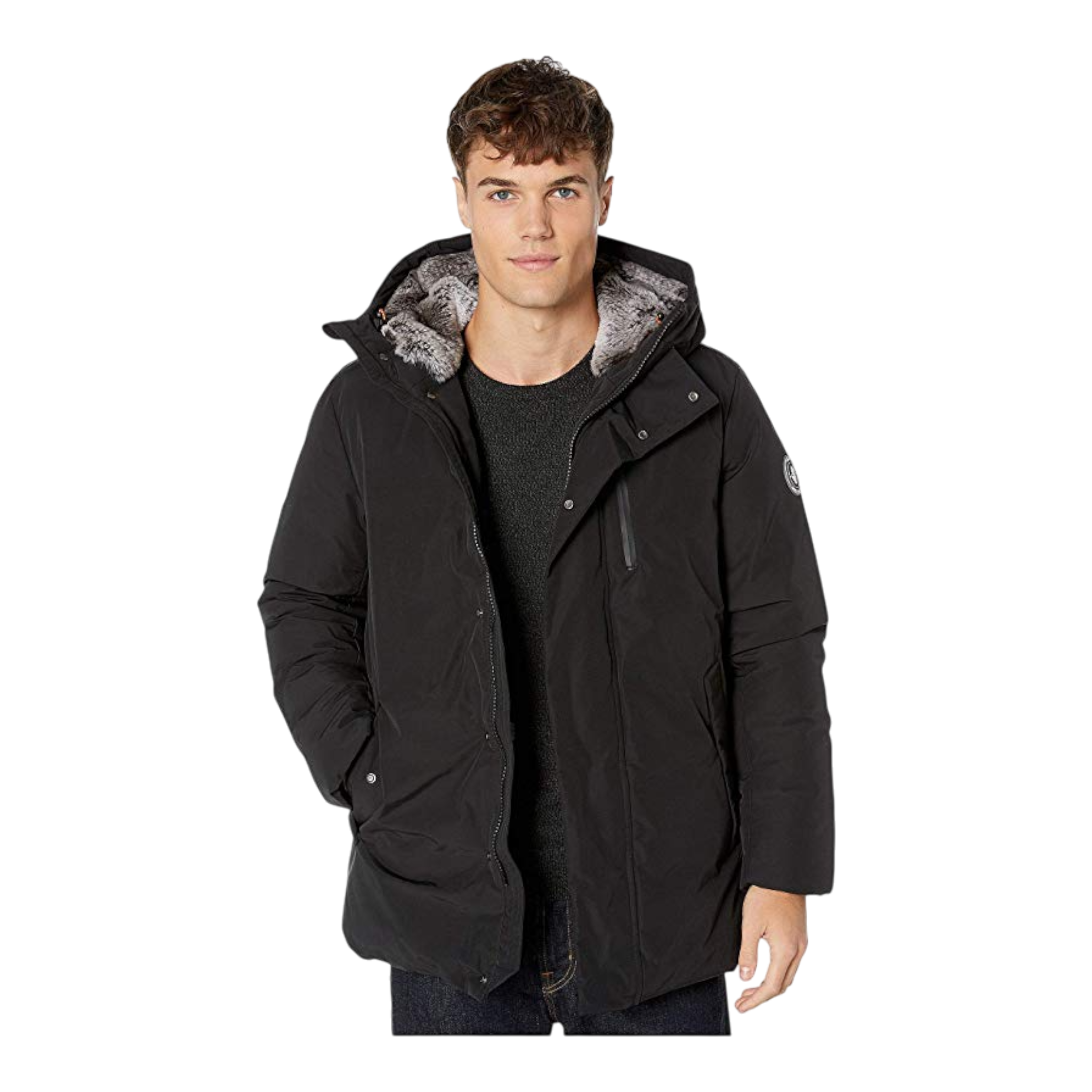 Save The Duck Copy Faux Fur Hooded Parka Men's Jacket