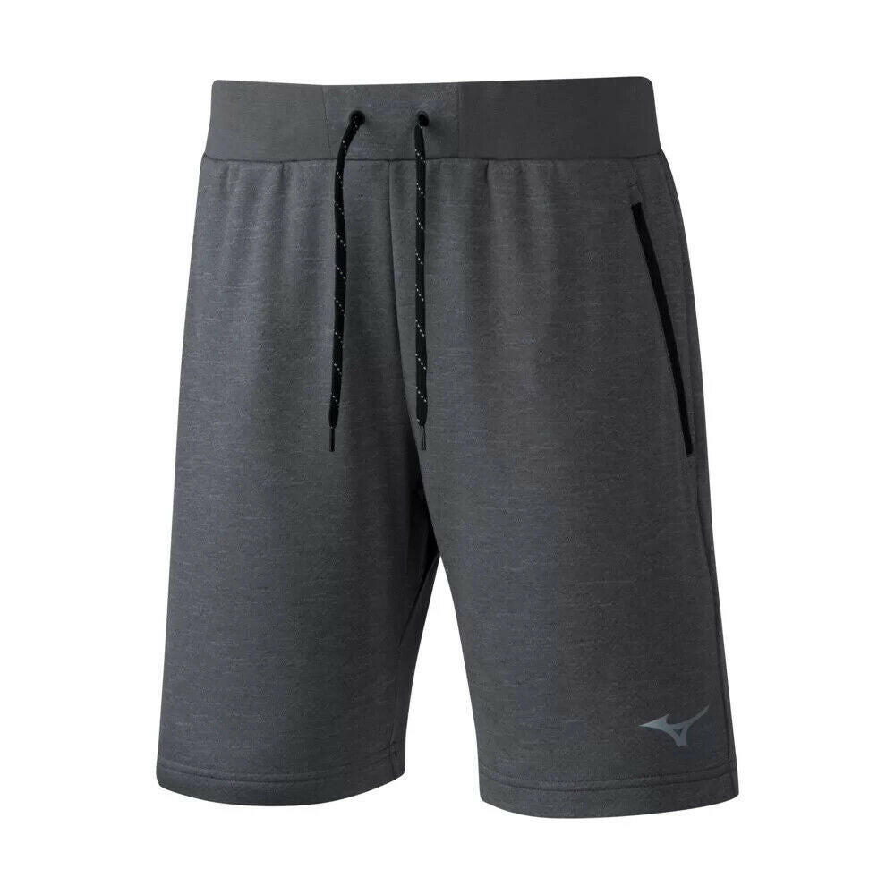 Mizuno Heritage Running Shorts Men's Dark Gray Polyester Performance.