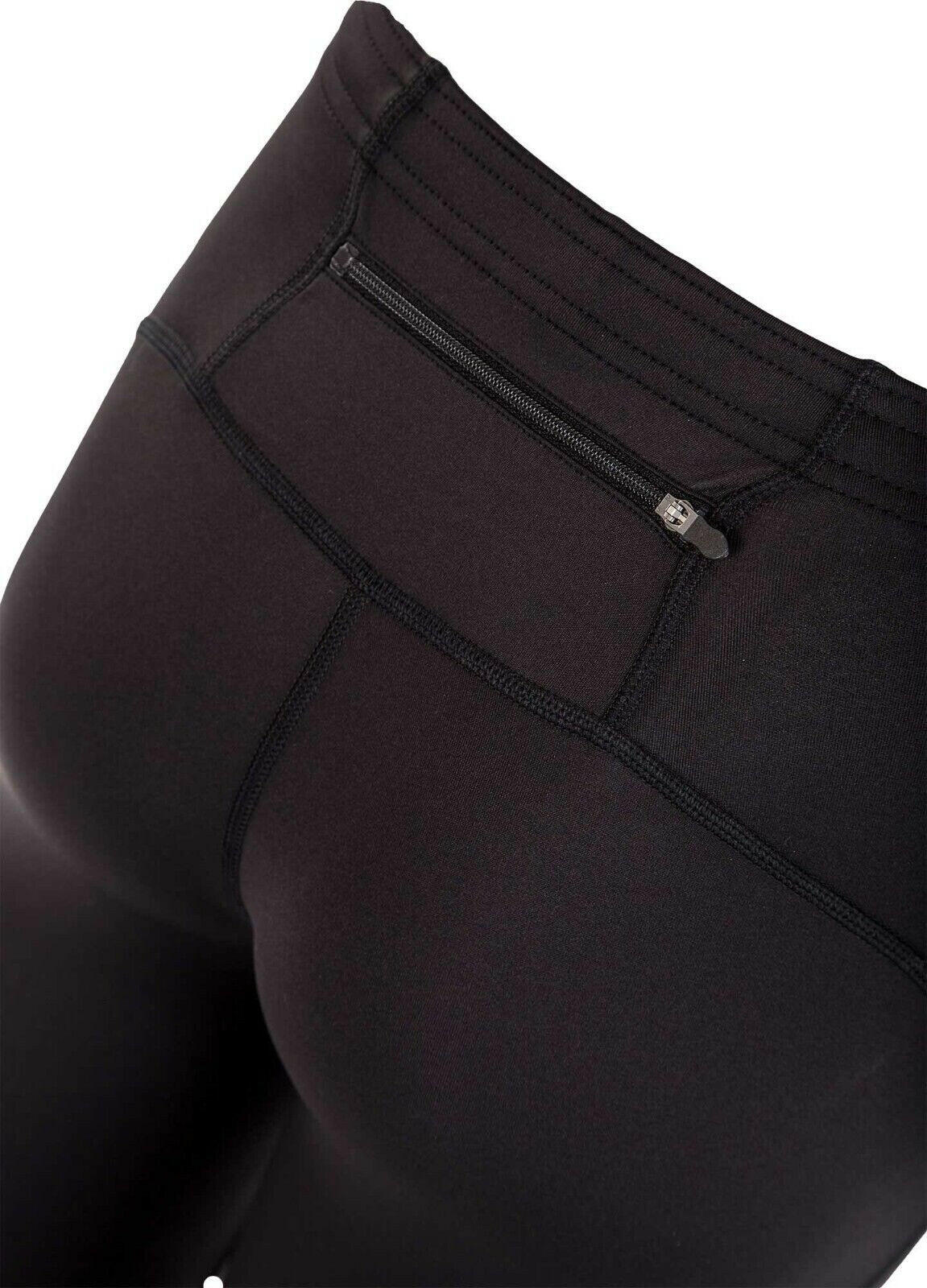 Mizuno Core 3/4 Running Tights Womens XS Black DryLite Elastic Waist.
