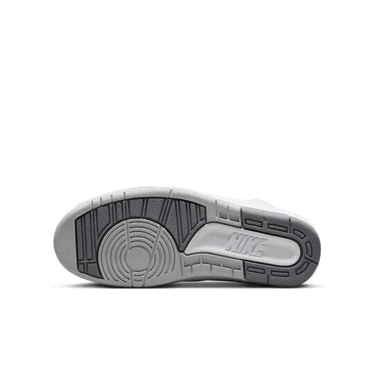 Air Jordan 2 Retro Basketball Shoes Unisex Kids Size 3 Cement Gray