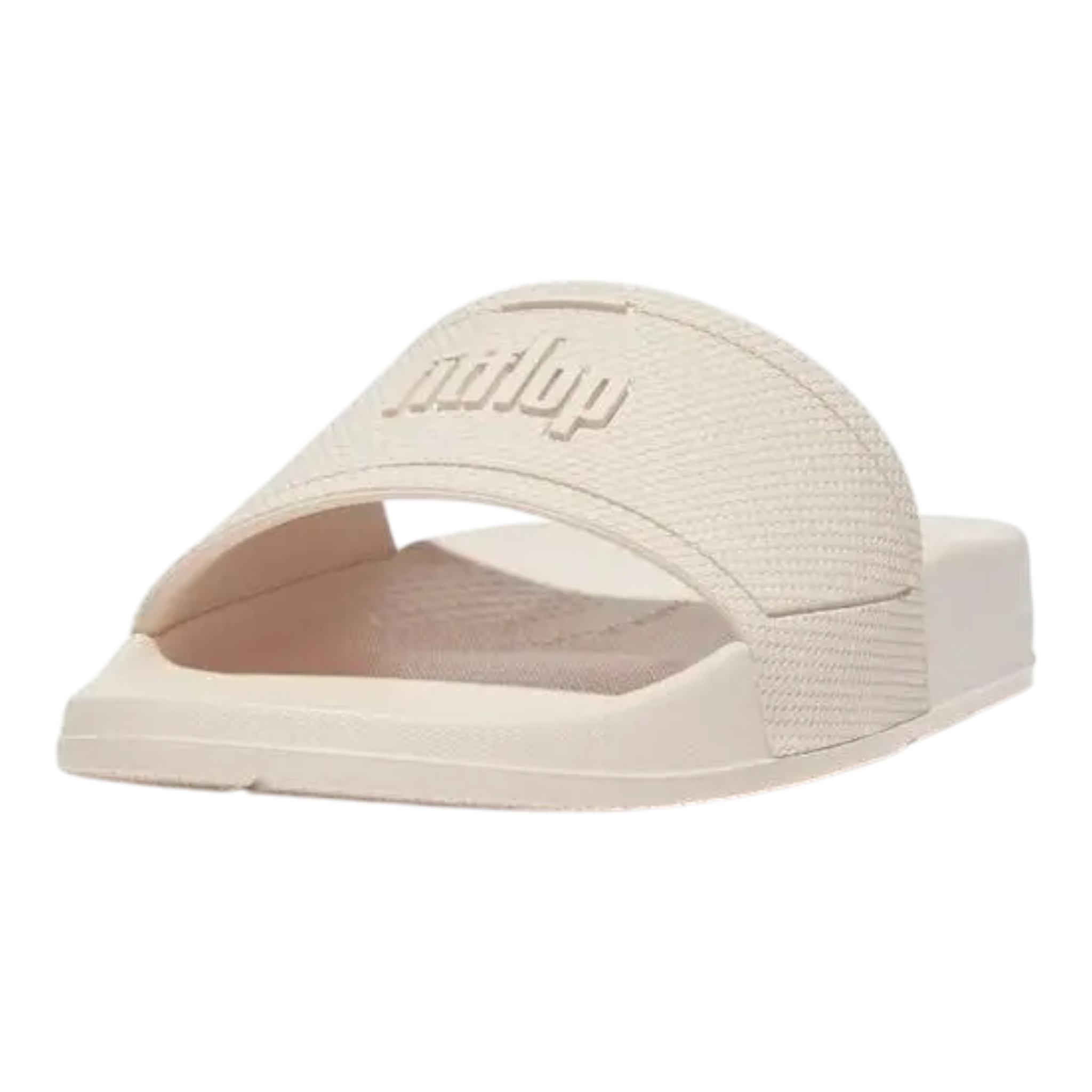 FitFlop Iqushion Pool Slide Slippers Women's Rose Foam Comfort Slip-On FitFlop