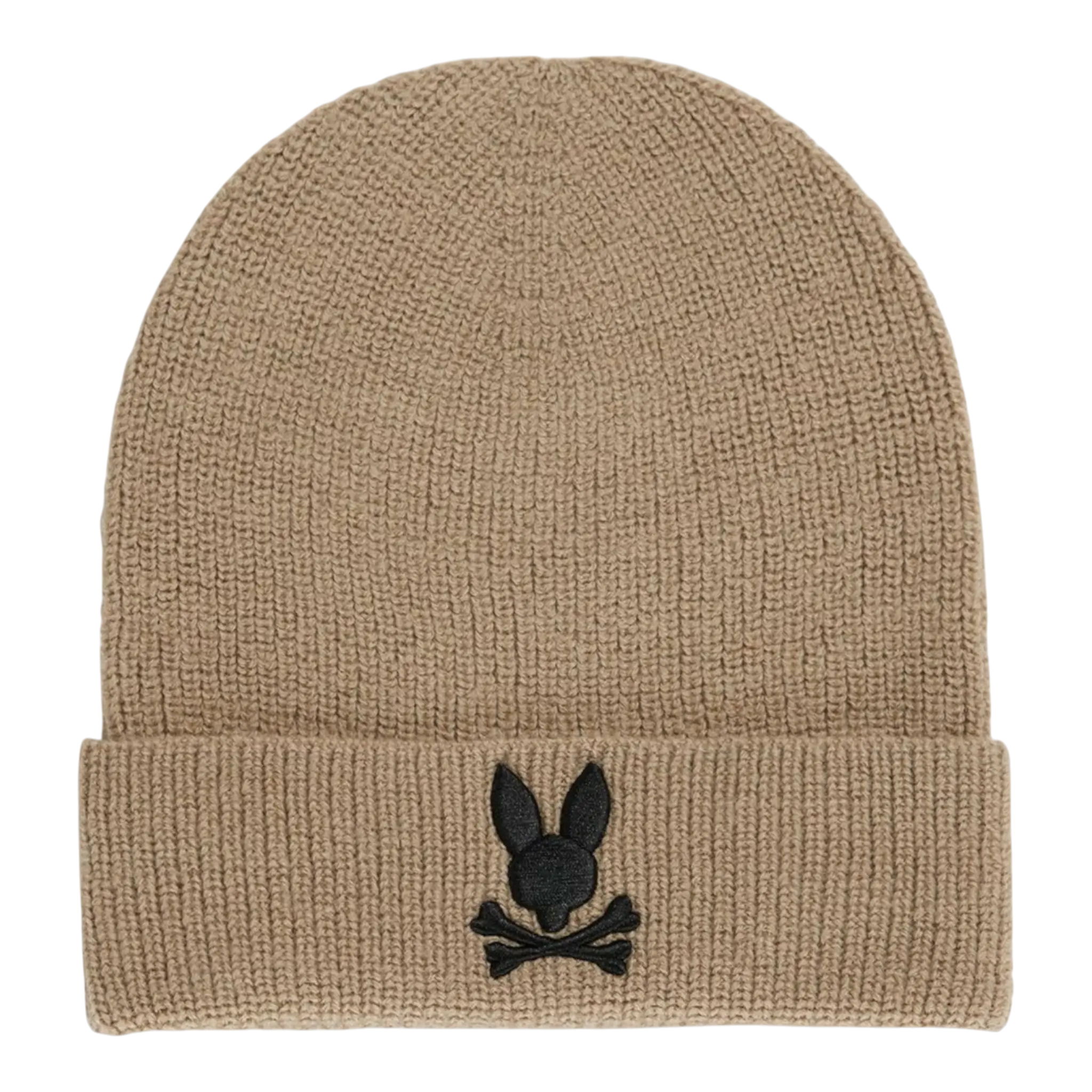 Psycho Bunny Allen Merino Wool Knit Cuff Beanie Psycho Bunny