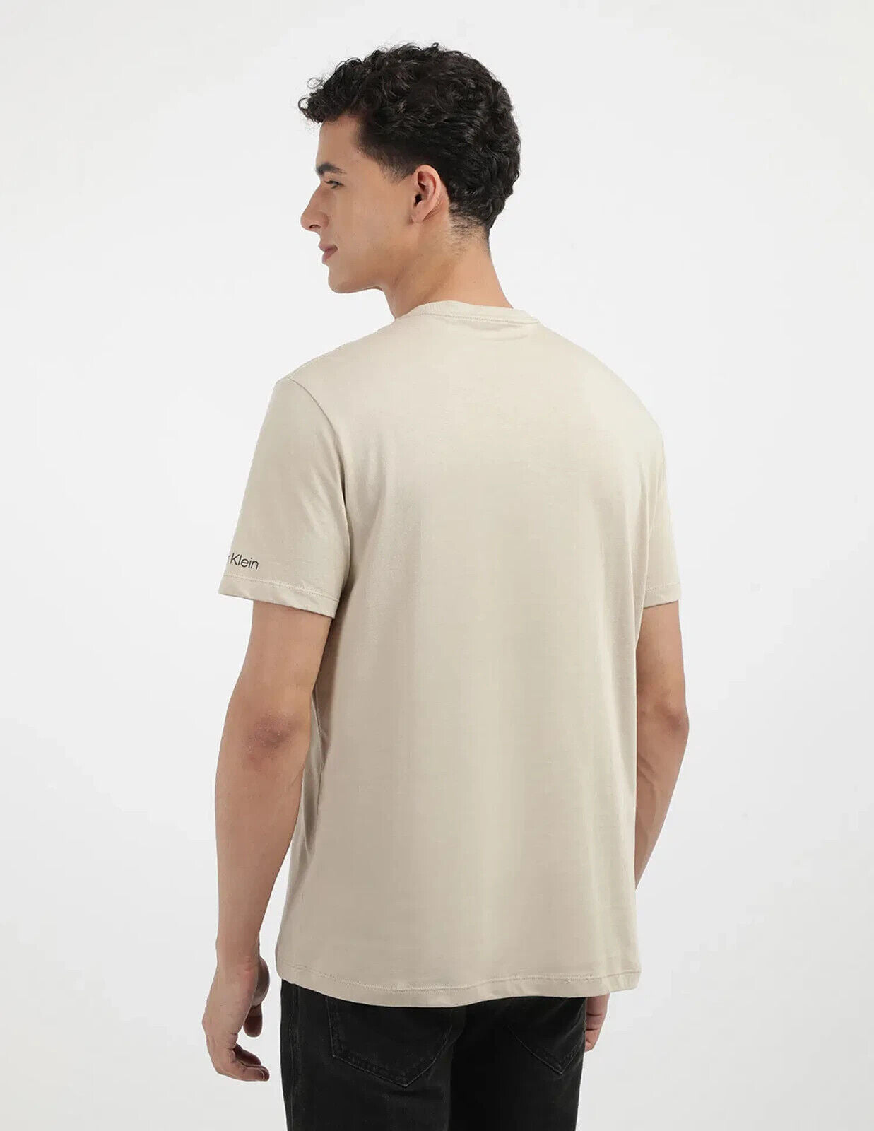 Calvin Klein Hero T-Shirt Mens White Pepper Logo Print Crew Neck Tee