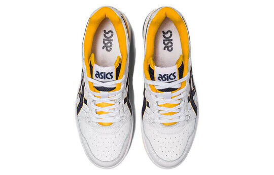 Asics EX89 Sneakers Men's White Yellow Leather Sportstyle Shoes