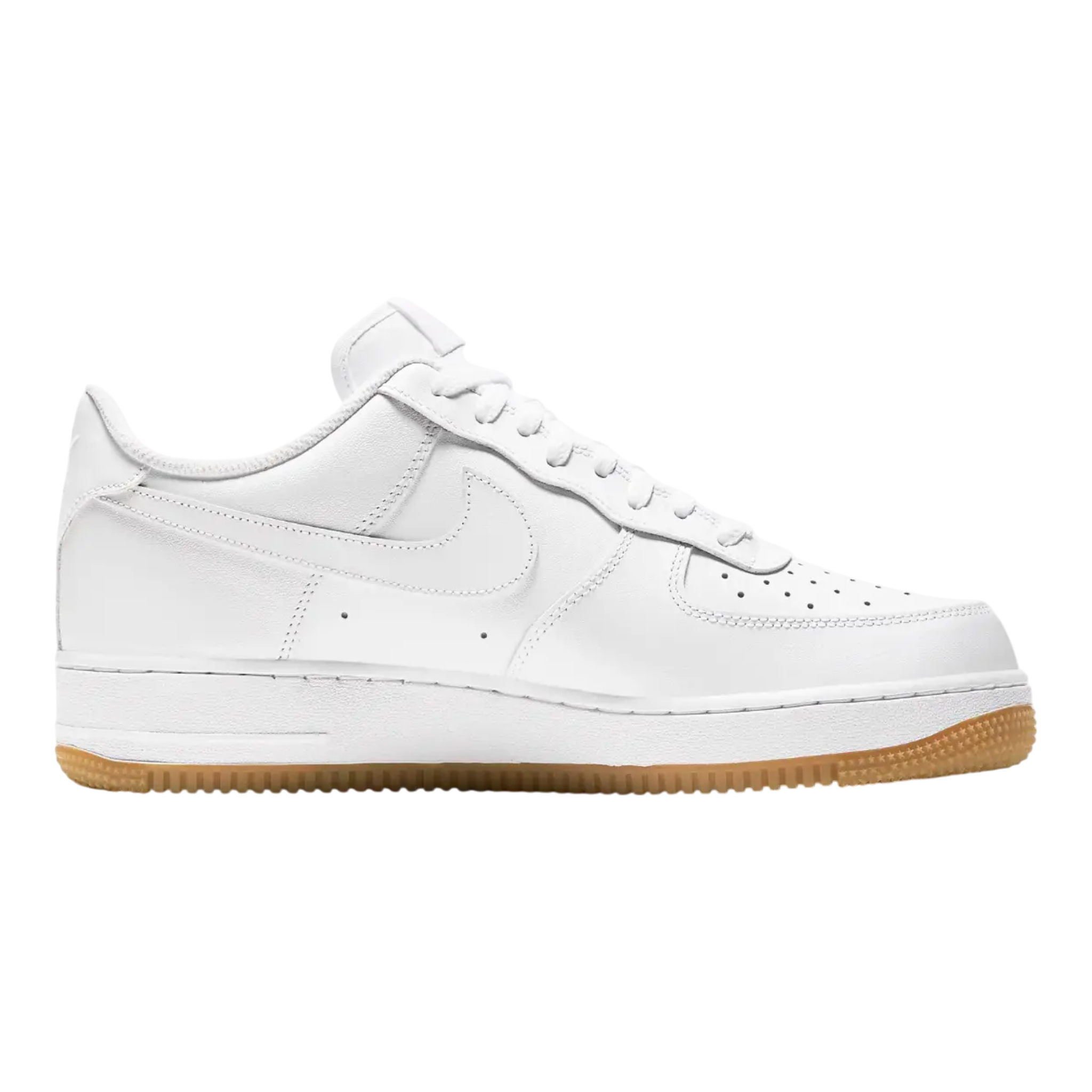 Nike Air Force 1 '07 Sneakers Men's White Gum Leather Low Top Shoes Nike