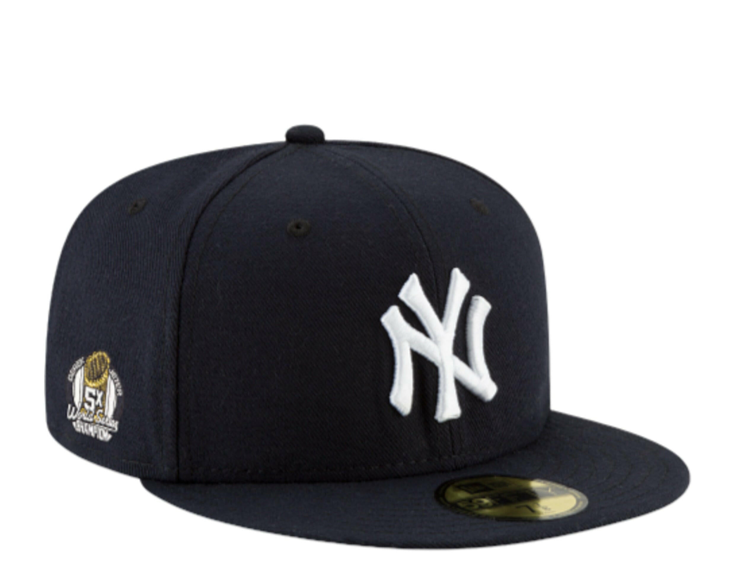 New Era 59Fifty MLB New York Yankees Derek Jeter 5X World Series Champion Fitted Hat.