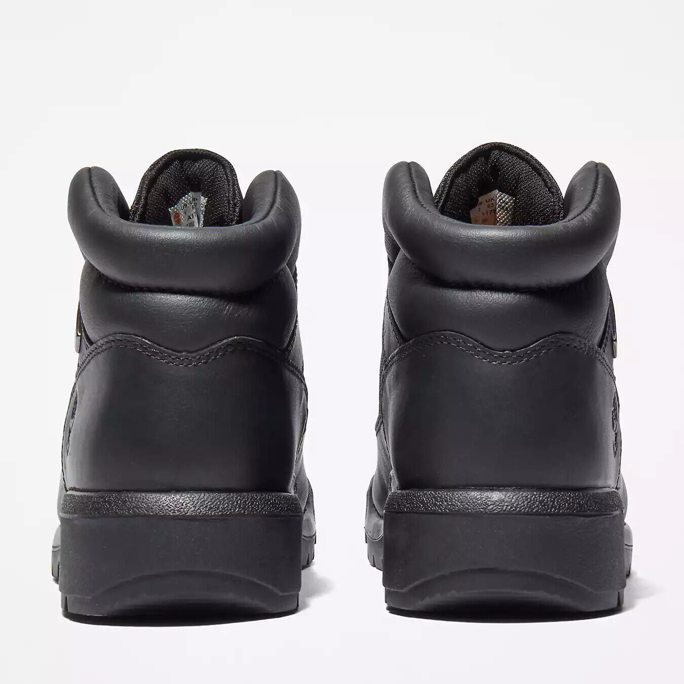 Timberland Field Boots Men's Black Leather Waterproof TimberDry