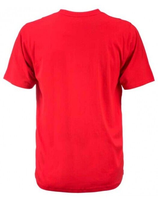 Dickies T-Shirt Men's Fiery Red Horseshoe Logo Crew Neck Short Sleeve Pullover