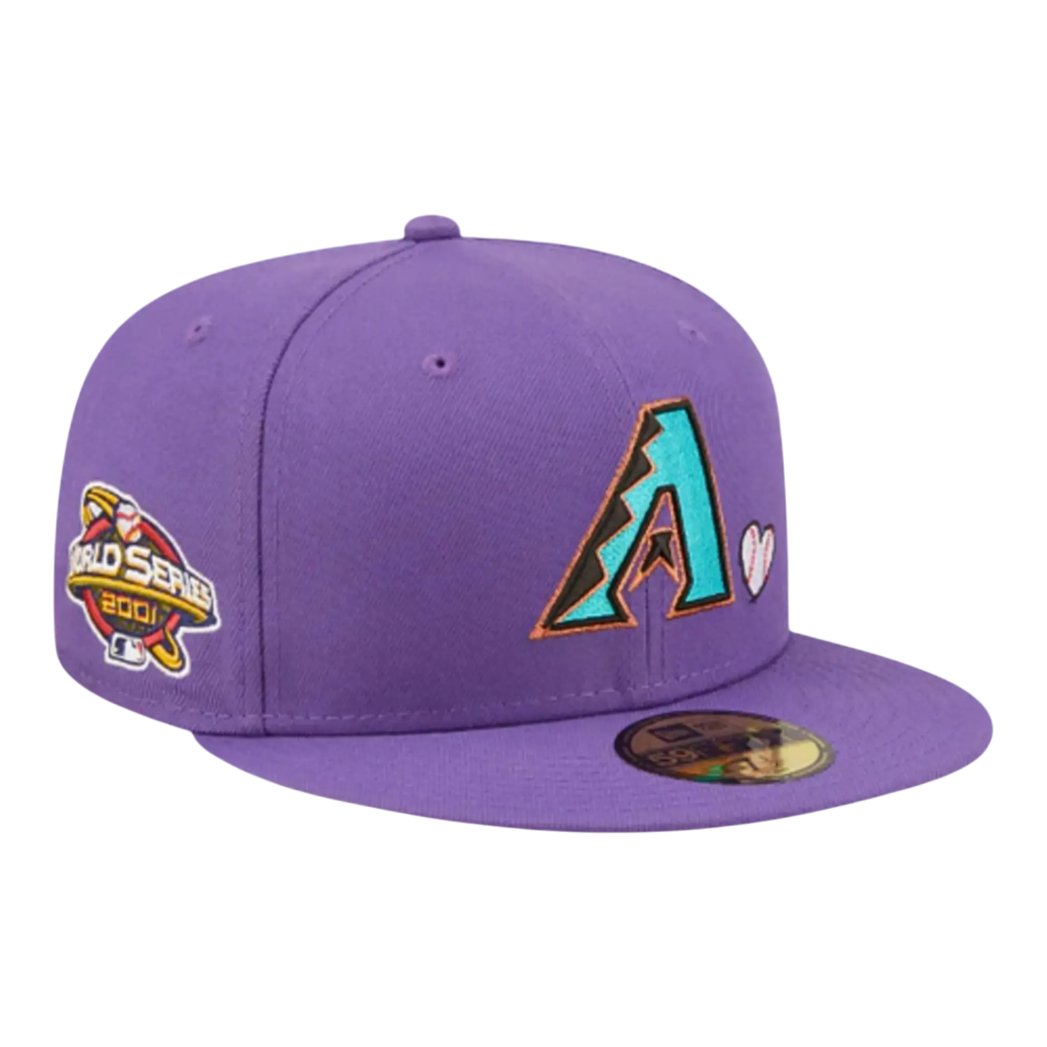 New Era 59Fifty MLB Arizona Diamondbacks Team Heart Fitted Hat New Era