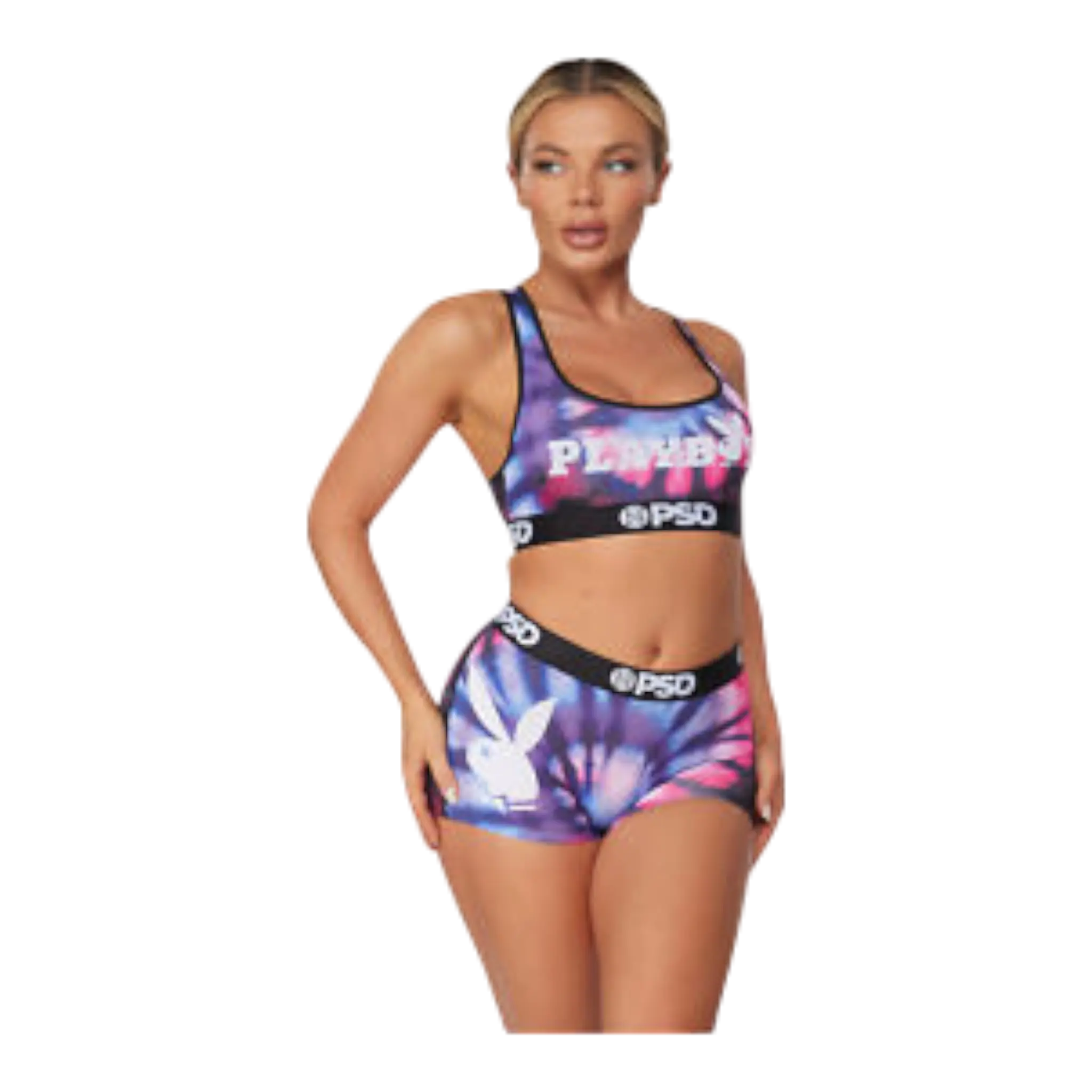 PSD x Playboy Spiral Dye Women's Sports Bra PSD
