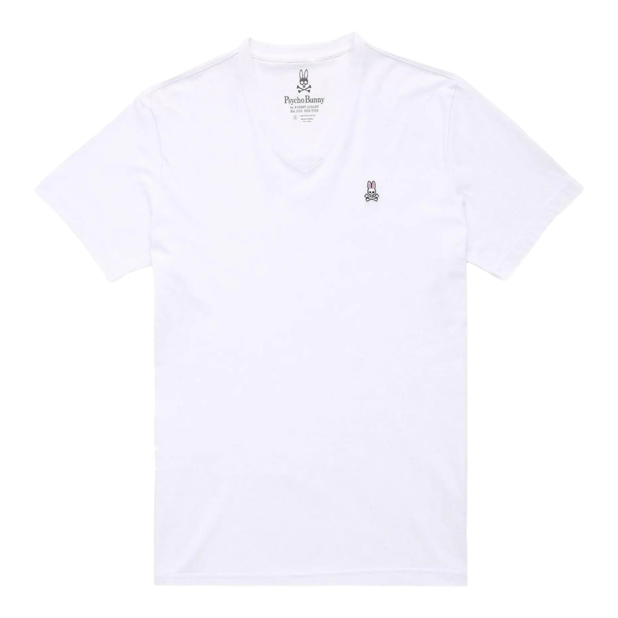 Psycho Bunny Classic V-Neck Men's Big and Tall Tee Shirt Psycho Bunny