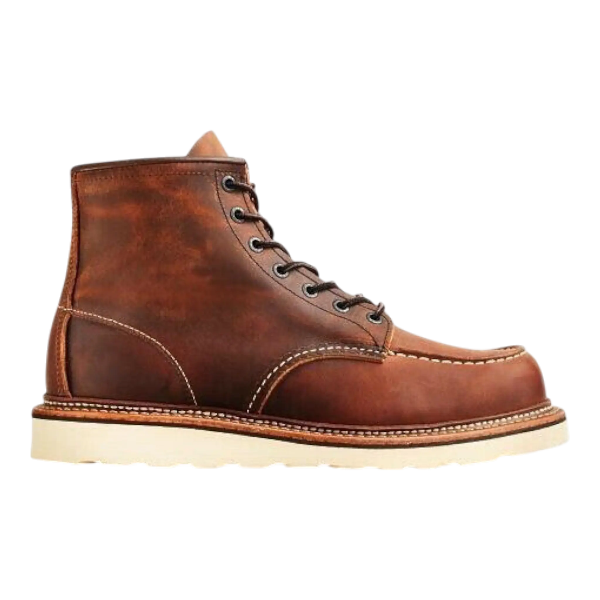 Red Wing Classic 1907 Men's Copper Rough & Tougs Leather Moc Toe 6" Boots Red Wing Shoes
