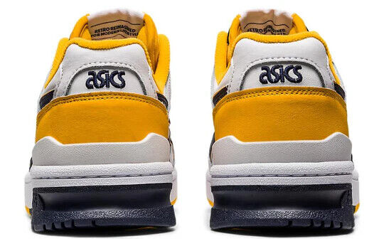 Asics EX89 Sneakers Men's White Yellow Leather Sportstyle Shoes