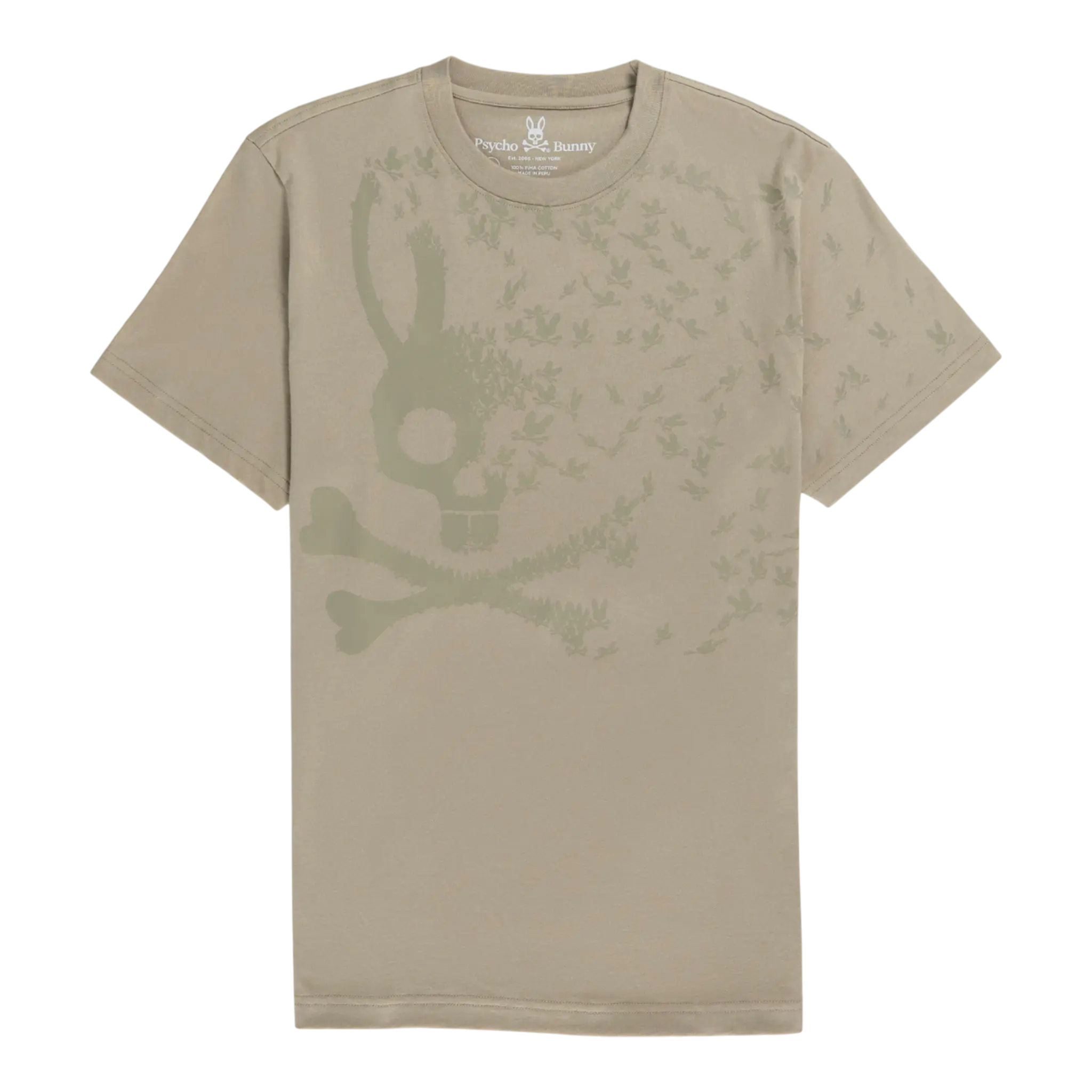 Psycho Bunny Mullen Graphic Men's Tee Shirt Psycho Bunny
