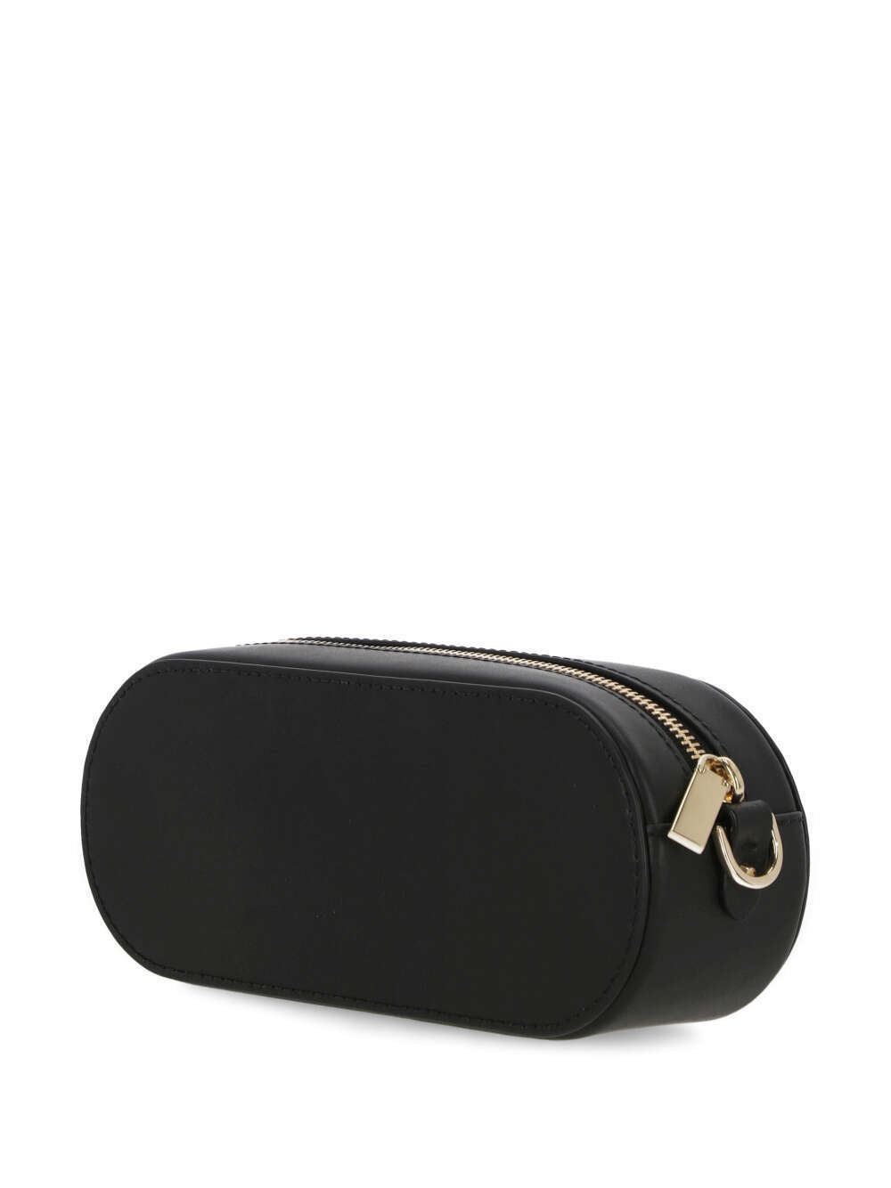 Michael Kors Clutch Bag Women's Black 100% Leather MK Logo Zipped.